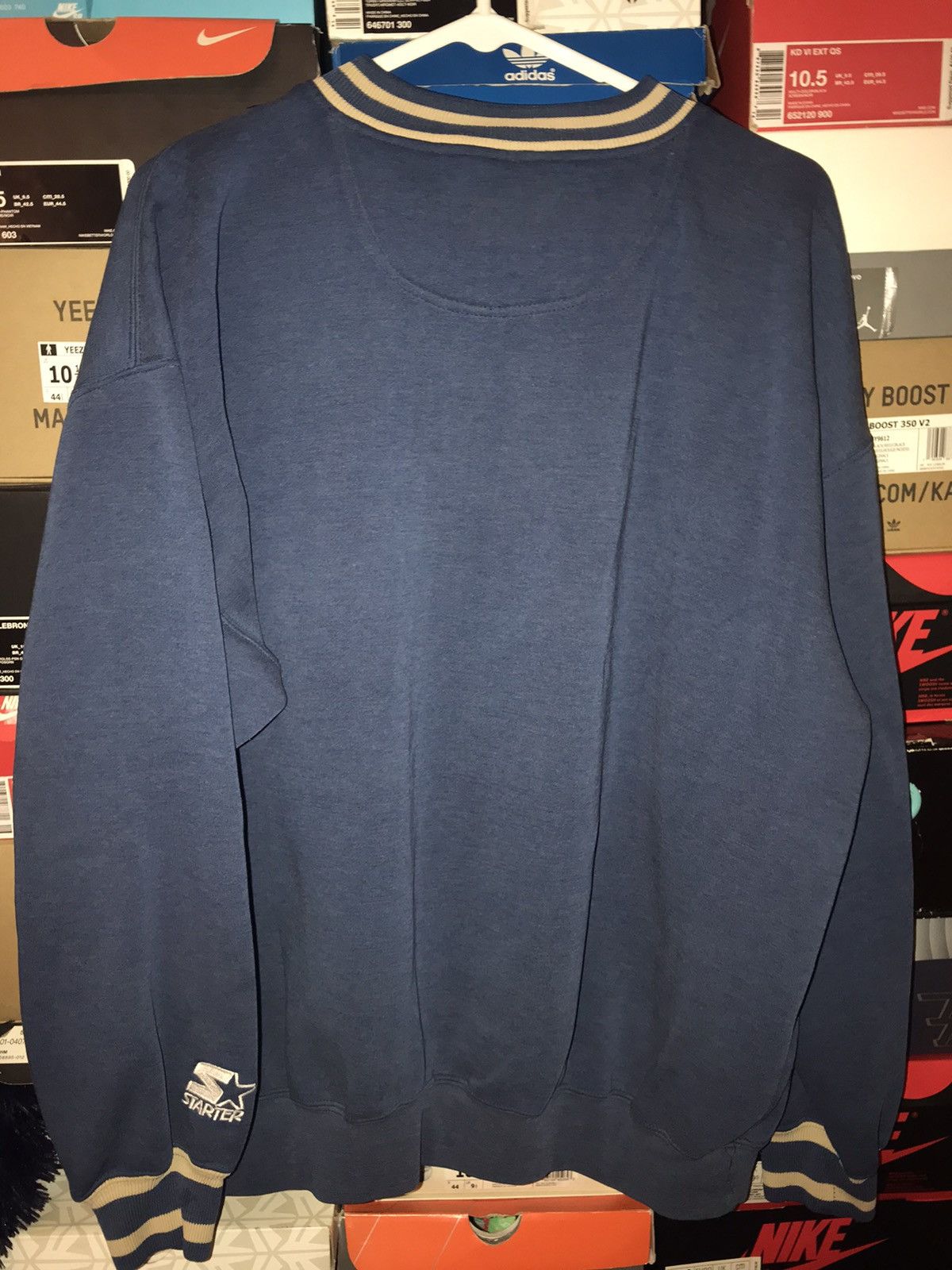 Starter Vintage Starter Notre Dame Crewneck Size US XL / EU 56 / 4 - 2 Thumbnail