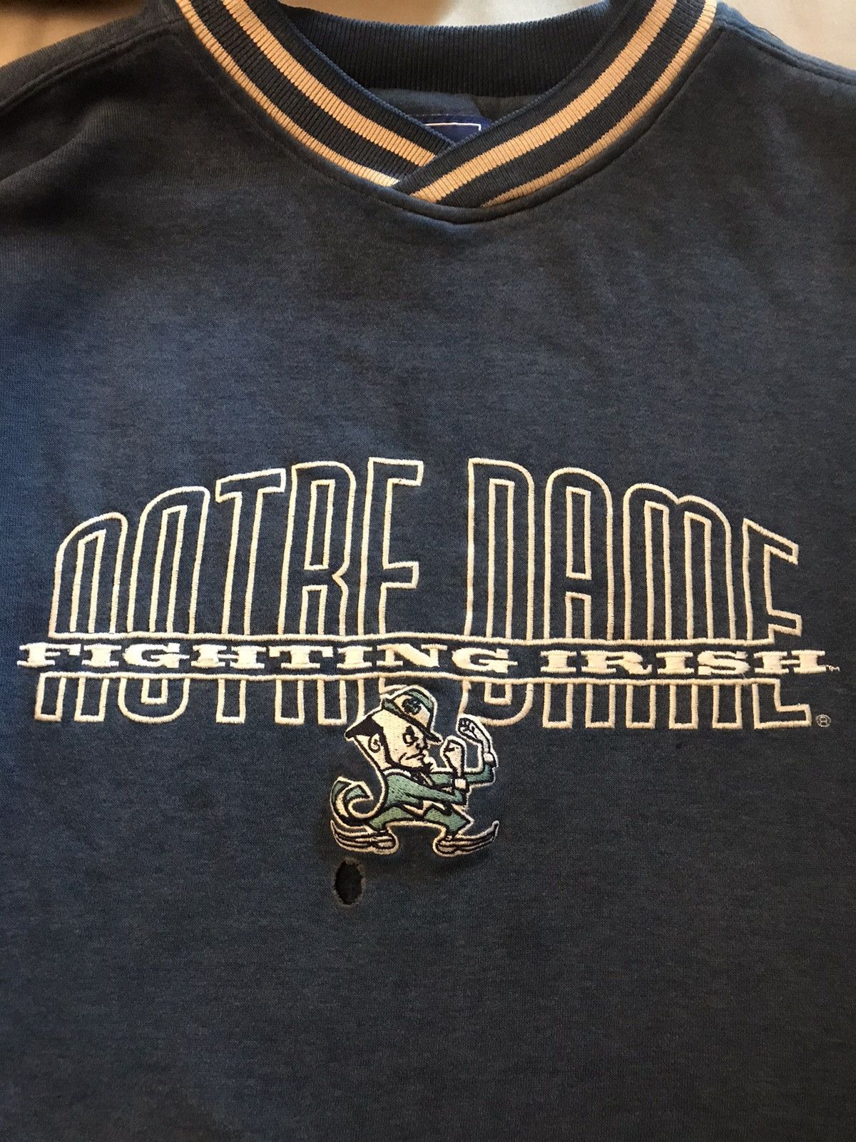 Starter Vintage Starter Notre Dame Crewneck Size US XL / EU 56 / 4 - 3 Thumbnail