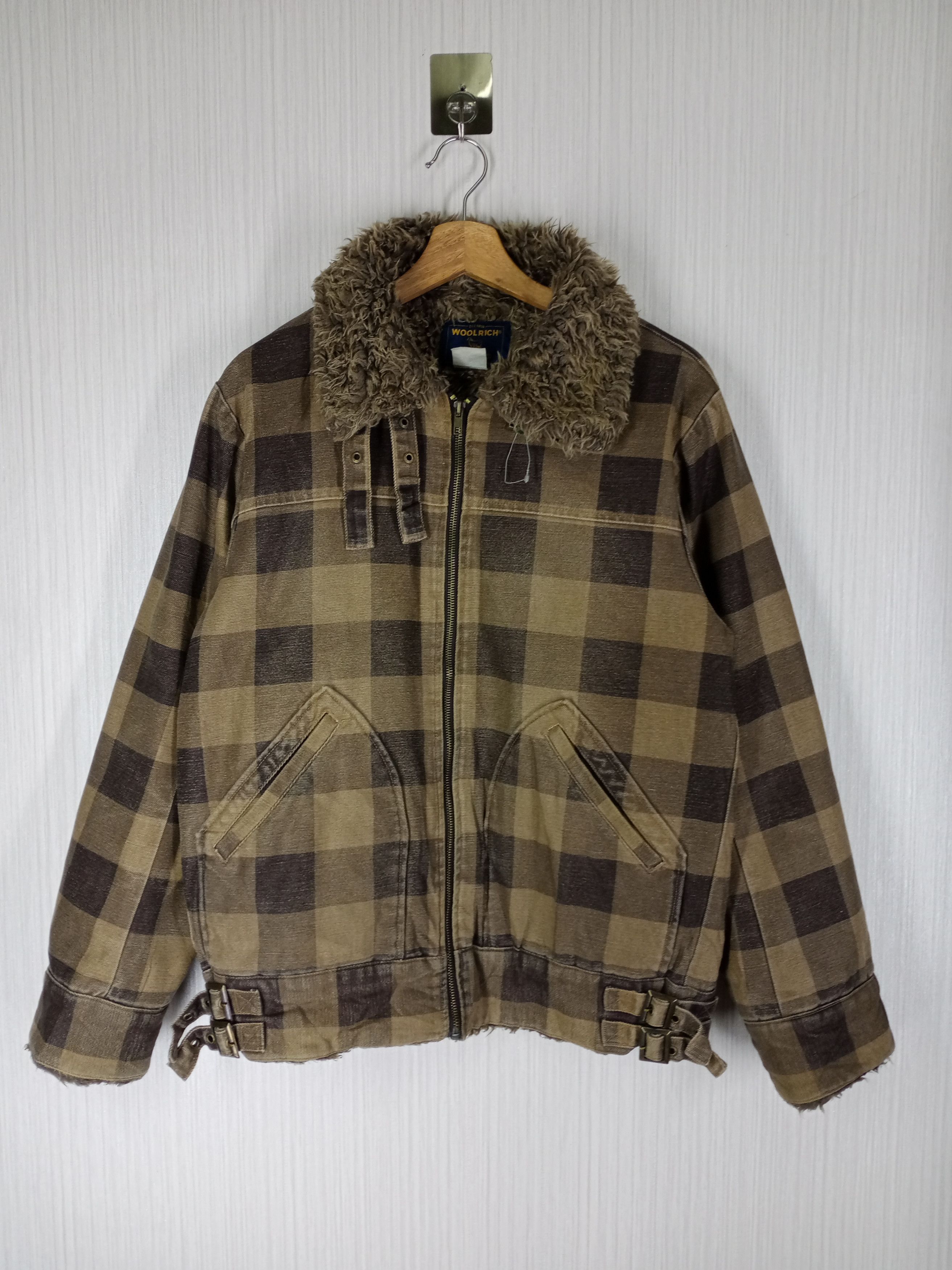 Woolrich Woolen Mills Vintage 80s Woolrich Jacket Flannel Design Size US L / EU 52-54 / 3 - 1 Thumbnail