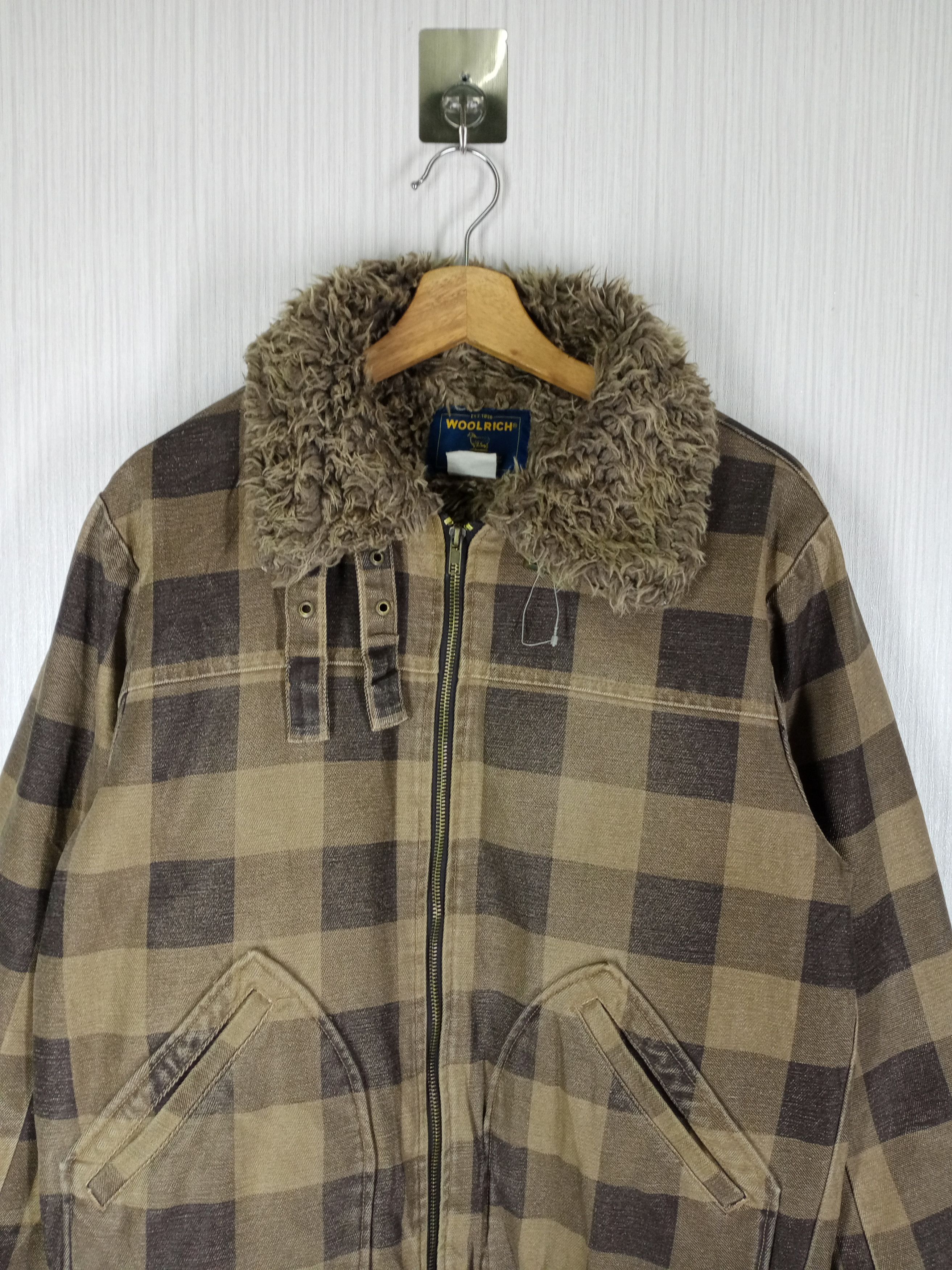 Woolrich Woolen Mills Vintage 80s Woolrich Jacket Flannel Design Size US L / EU 52-54 / 3 - 2 Thumbnail