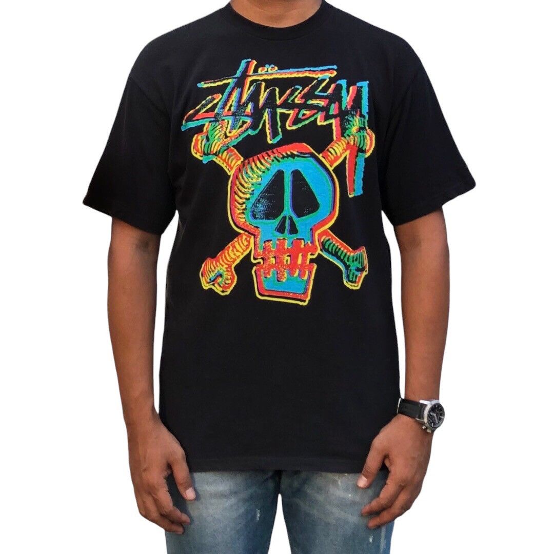 【OLD STUSSY】Stussy Surf Skull Tee Surf Skate Skull T-Shirt – Premier