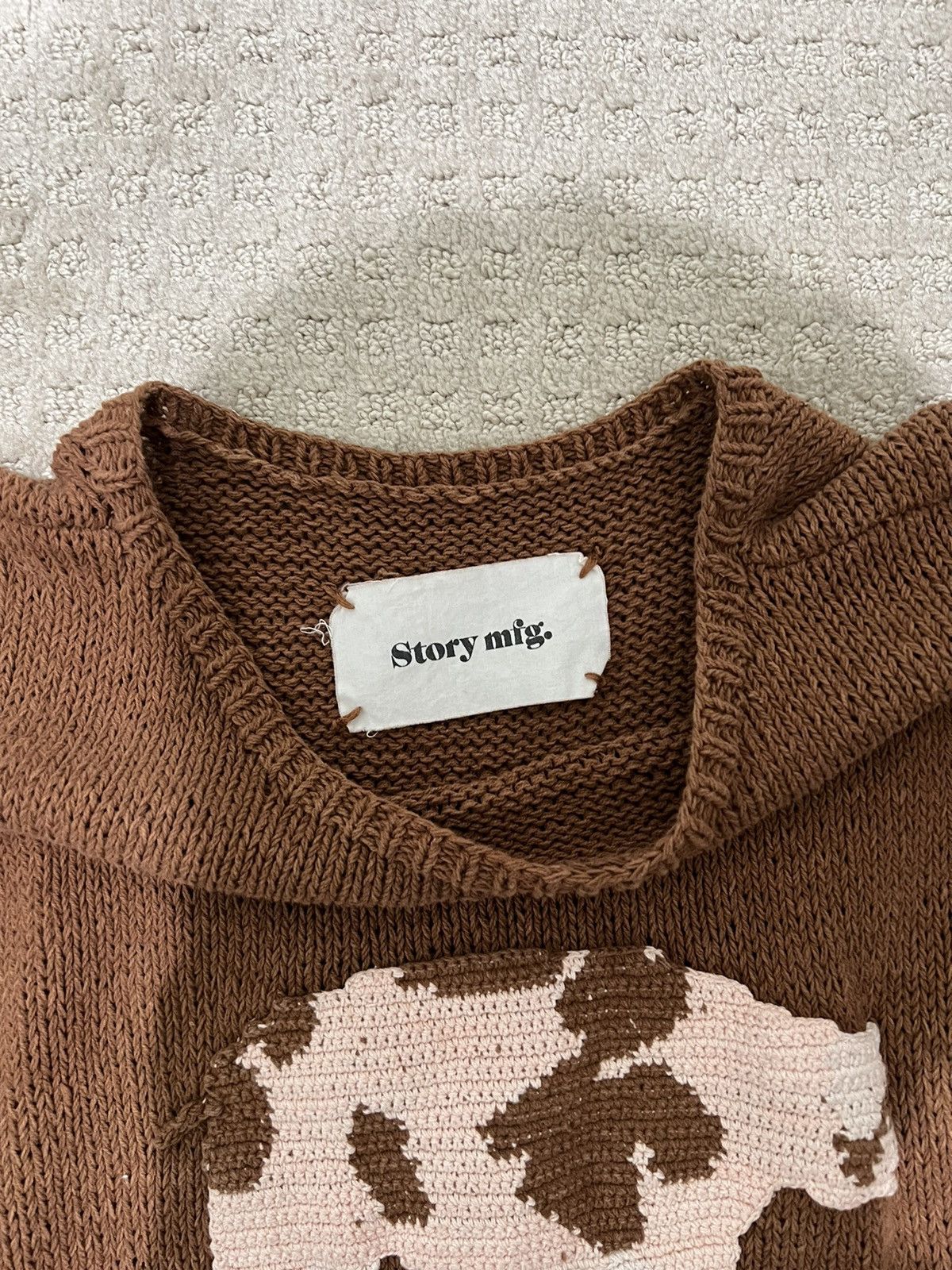 Story Mfg. Story mfg. Keeping Crochet-Detailed Knitted Vest | Grailed