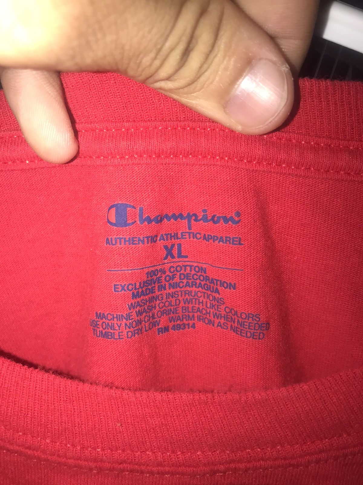 Champion Wisconsin Badgers Tee Size US XL / EU 56 / 4 - 4 Thumbnail
