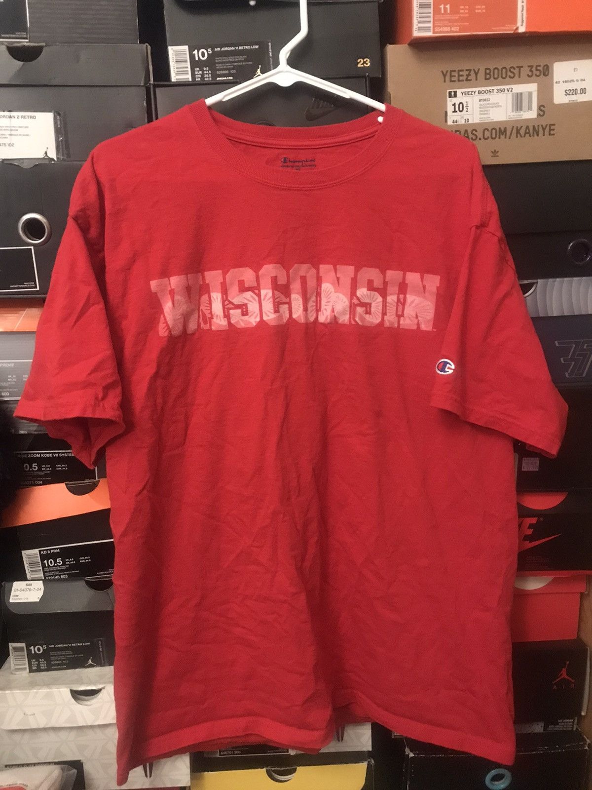 Champion Wisconsin Badgers Tee Size US XL / EU 56 / 4 - 1 Thumbnail