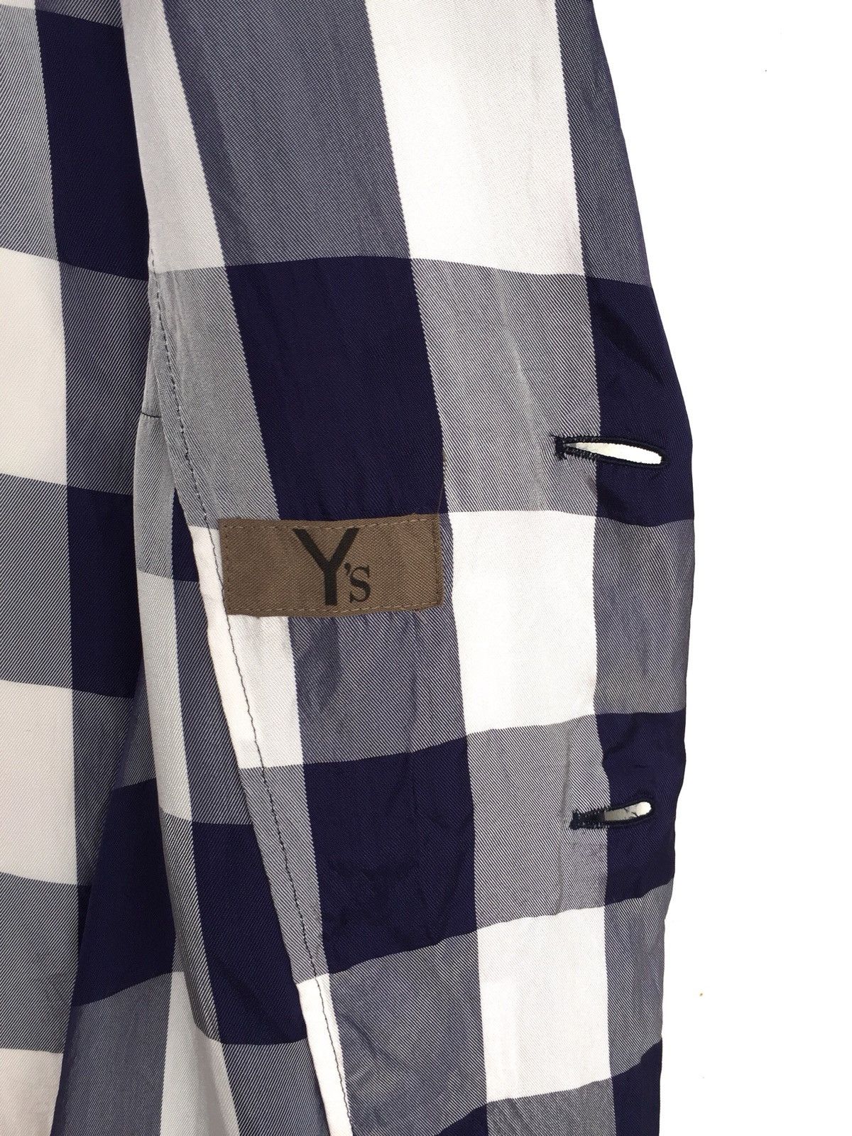 Yohji Yamamoto GRAIL🔥80s Yohji Yamamoto Rayon Check O/S Jacket Size US XL / EU 56 / 4 - 7 Thumbnail