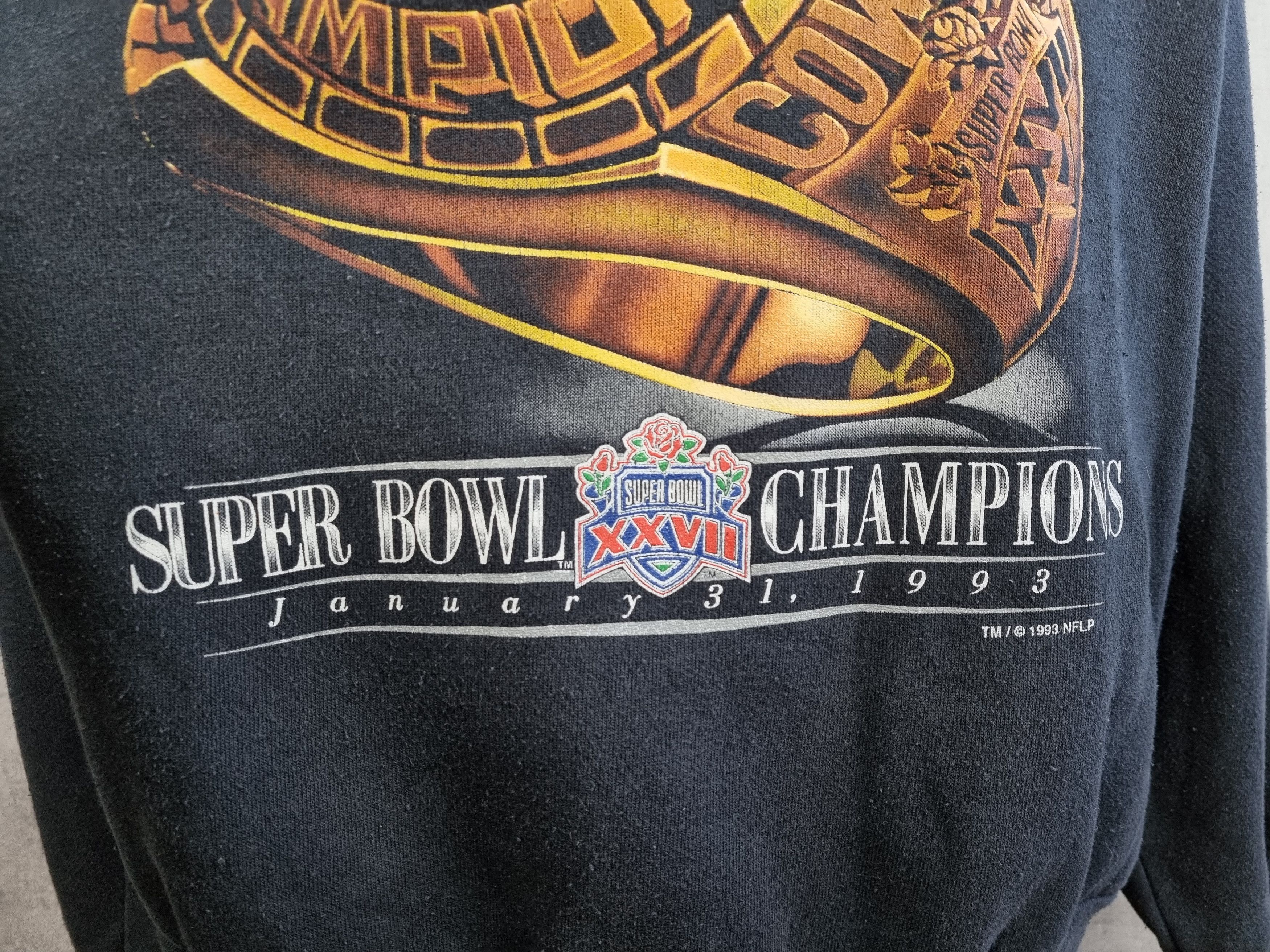 Cowboy Equipment × NFL 90s Dallas Cowboys Champions NFL Vintage Big Logo Sweatshirt Size US M / EU 48-50 / 2 - 8 Thumbnail