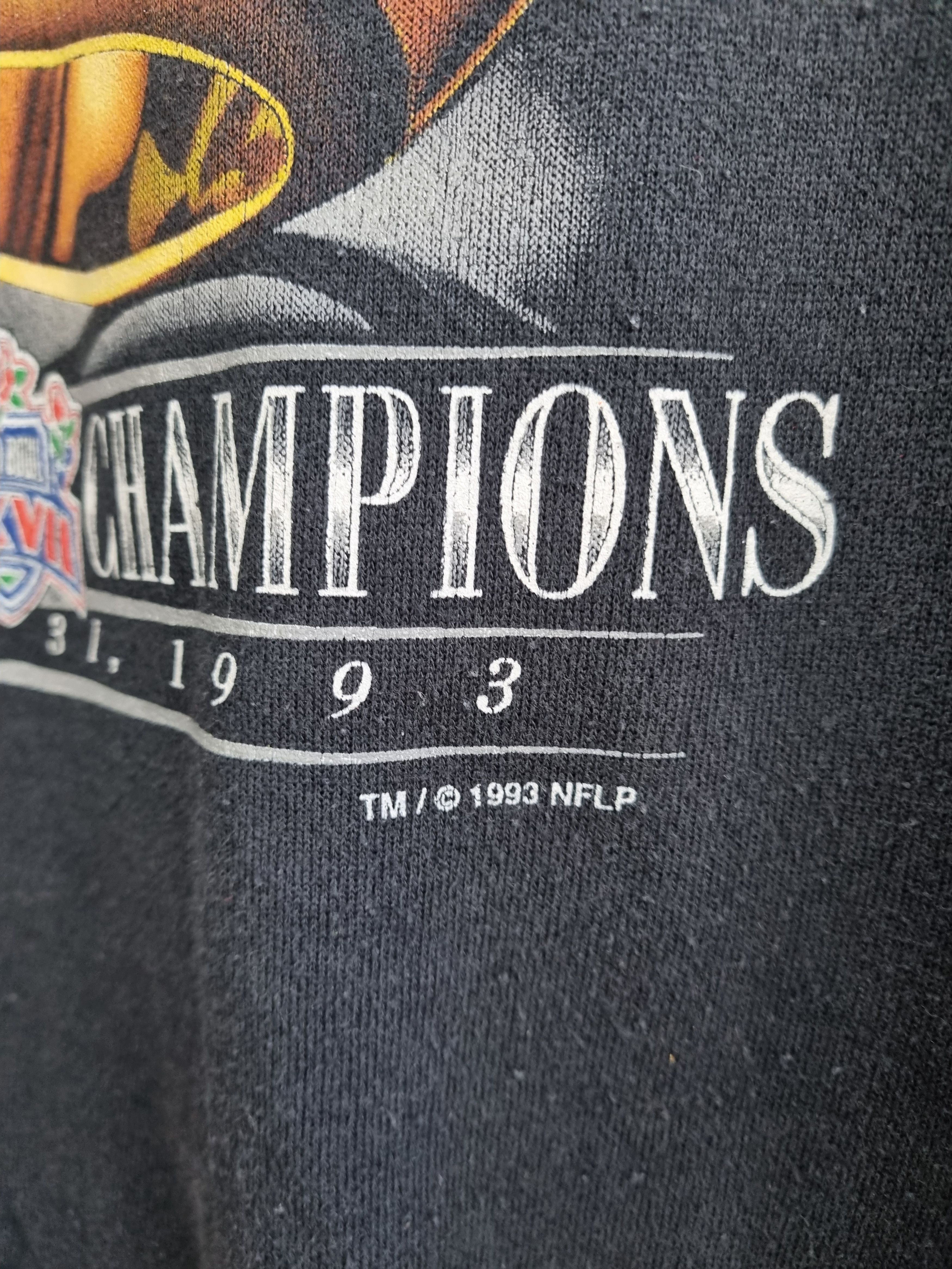 Cowboy Equipment × NFL 90s Dallas Cowboys Champions NFL Vintage Big Logo Sweatshirt Size US M / EU 48-50 / 2 - 7 Thumbnail
