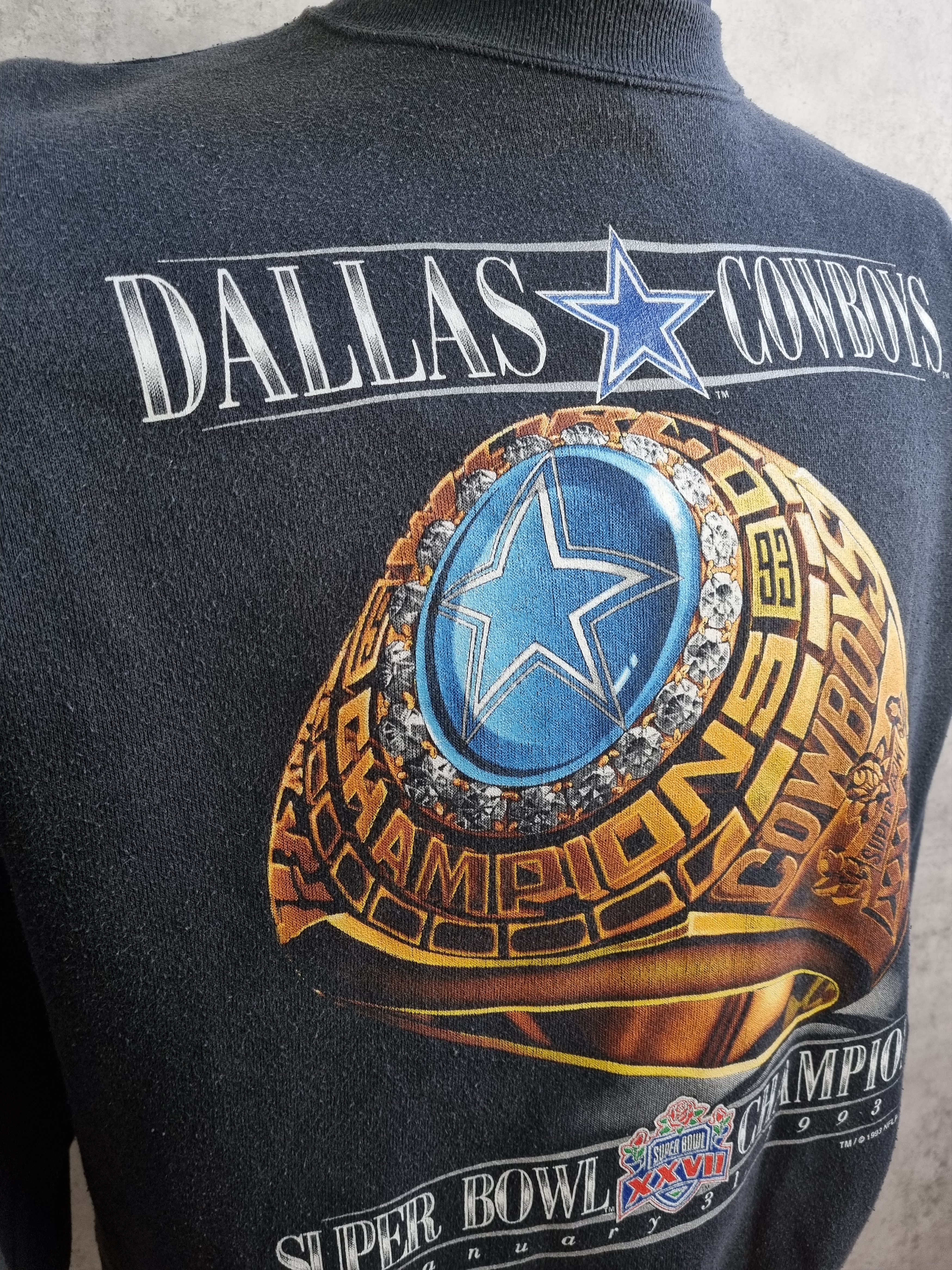 90s Dallas Cowboys Champions NFL Vintage Big Logo Sweatshirt