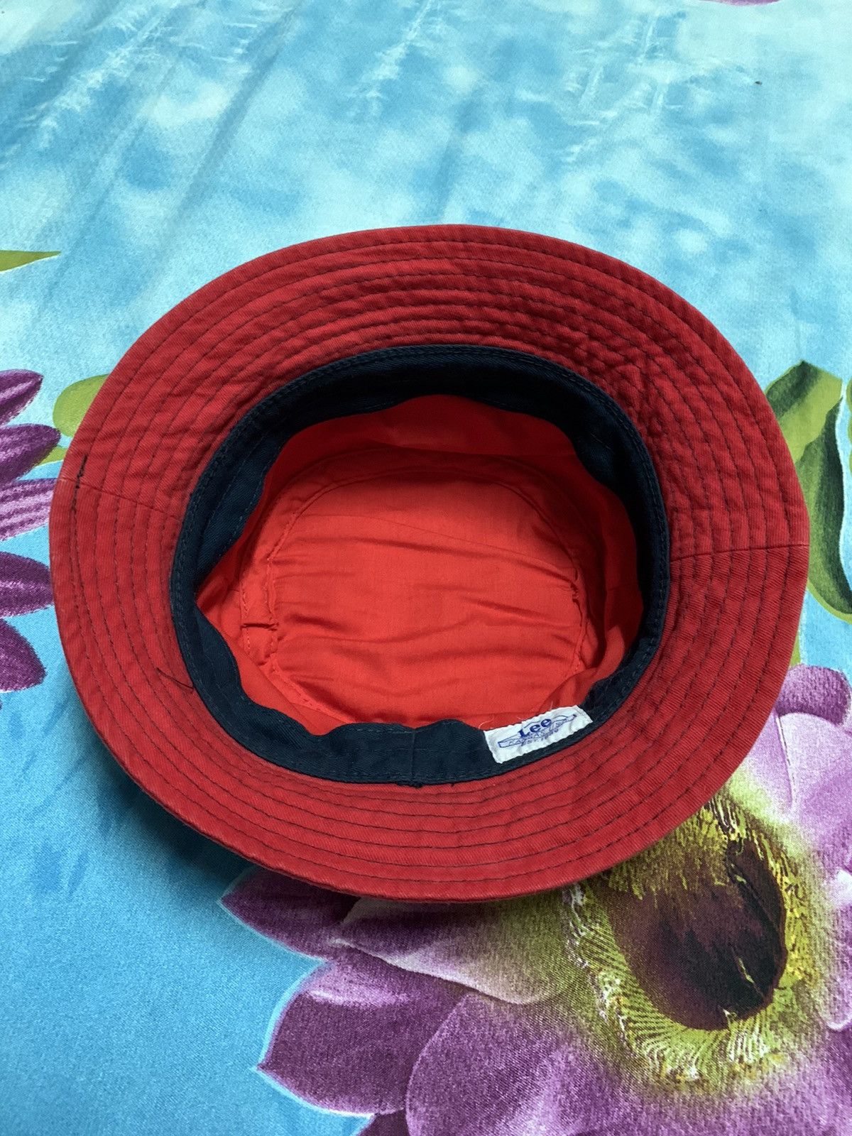 Lee Vintage Lee Cowboy Red Bucket Hat Size 54cm Size ONE SIZE - 5 Thumbnail