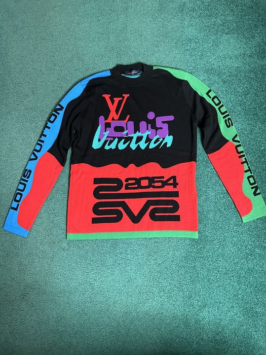 Louis Vuitton LOUIS VUITTON 2054 MULTI LOGOS CREWNECK