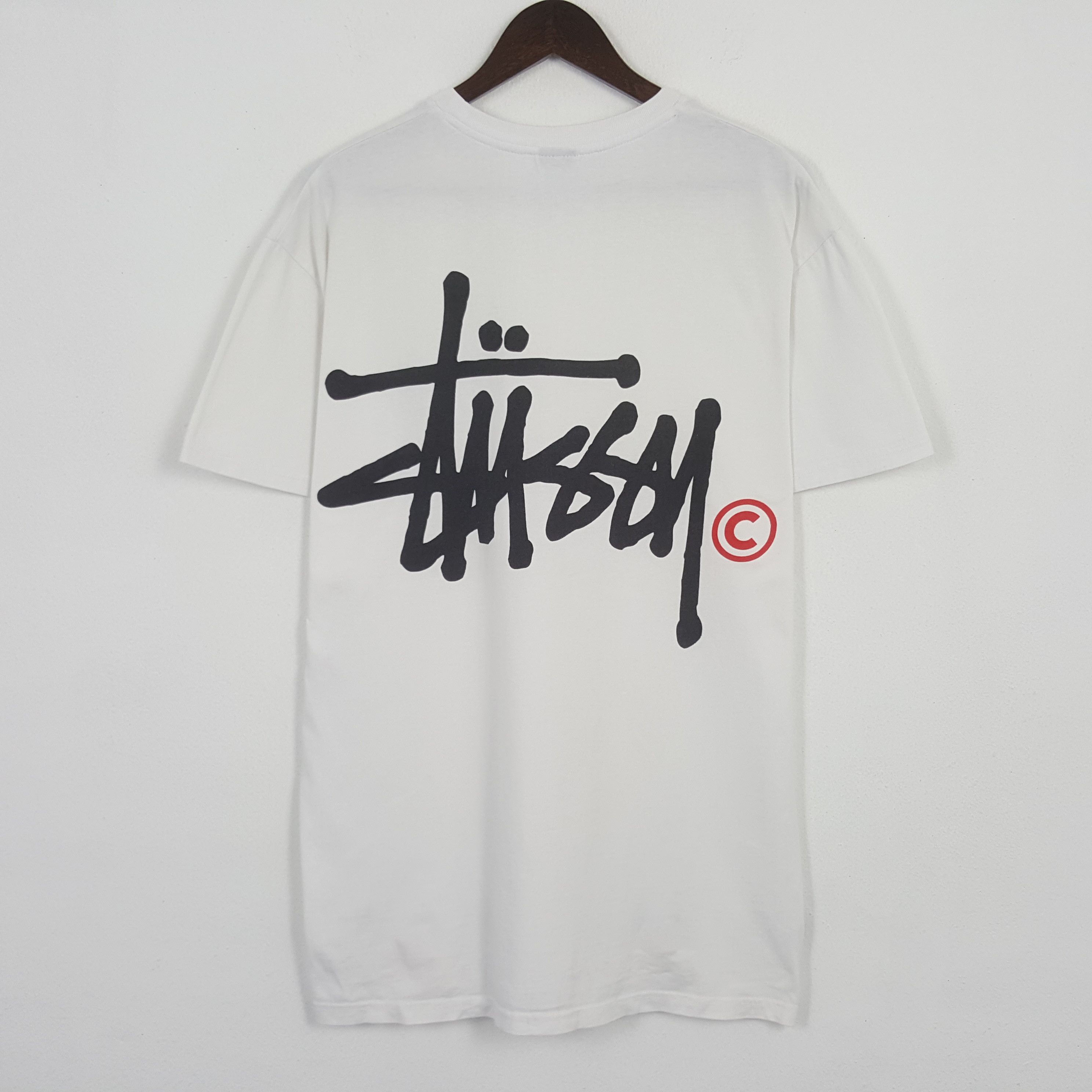 Stussy × Vintage Vintage Stussy Spell out Logo Tshirt Size US L / EU 52-54 / 3 - 1 Thumbnail