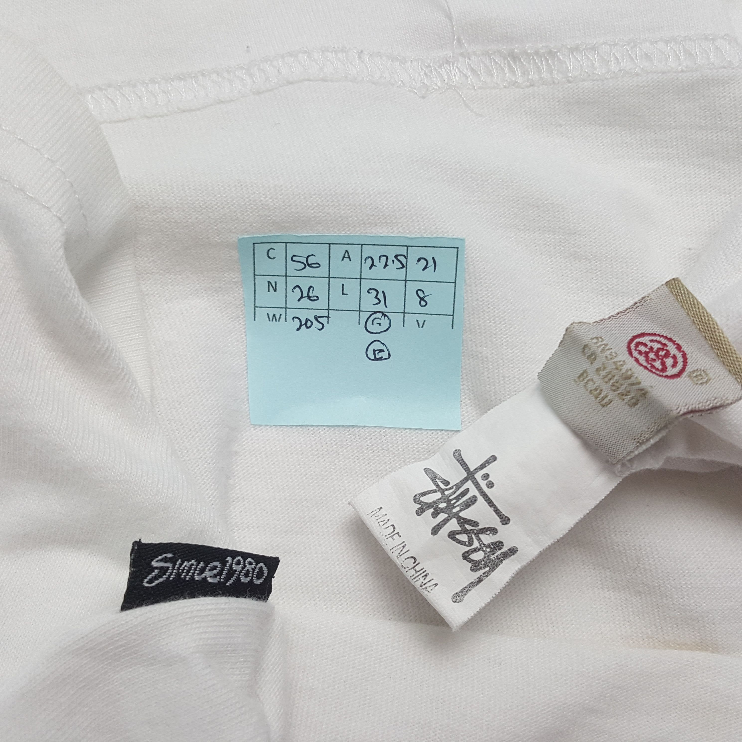 Stussy × Vintage Vintage Stussy Spell out Logo Tshirt Size US L / EU 52-54 / 3 - 6 Thumbnail