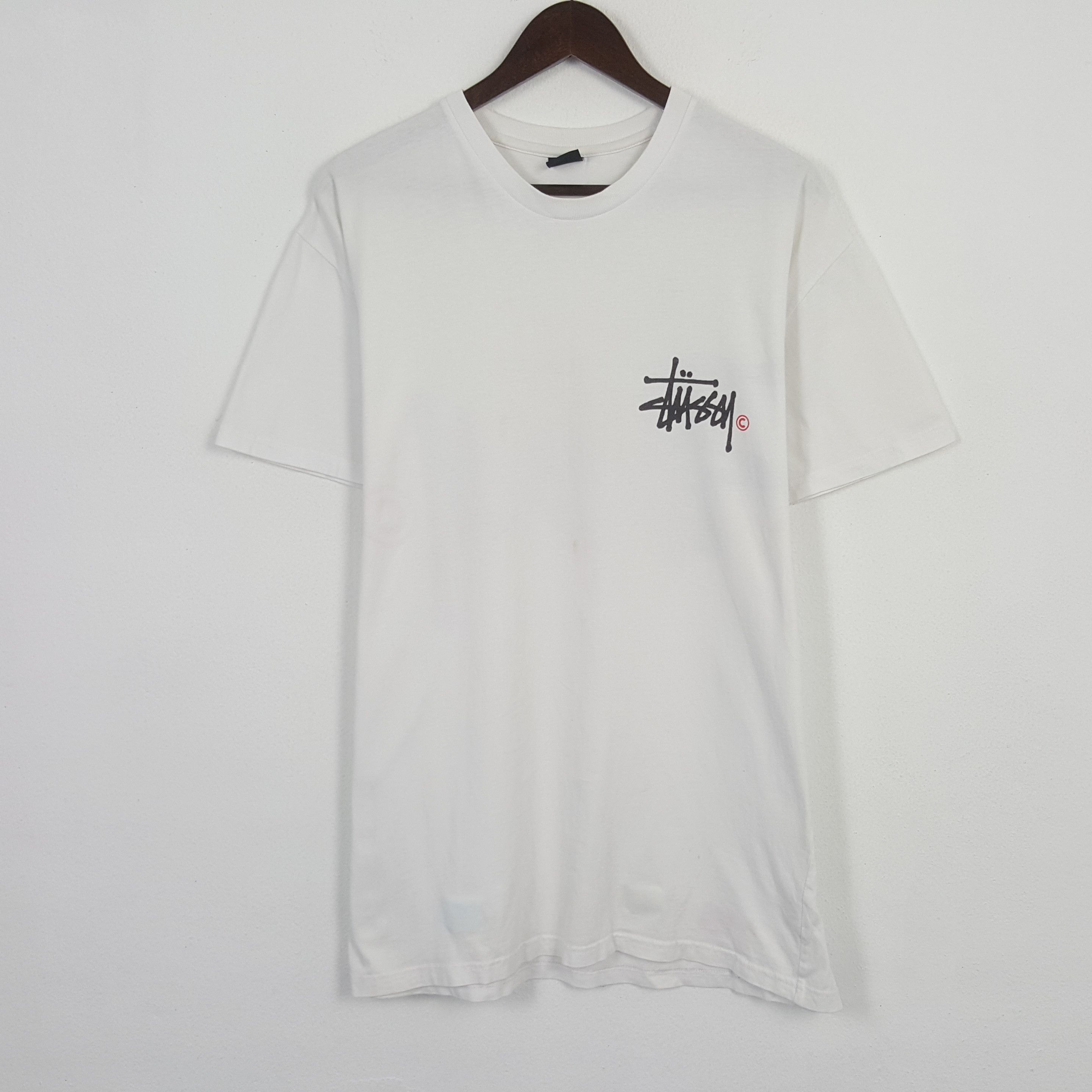 Stussy × Vintage Vintage Stussy Spell out Logo Tshirt Size US L / EU 52-54 / 3 - 3 Thumbnail