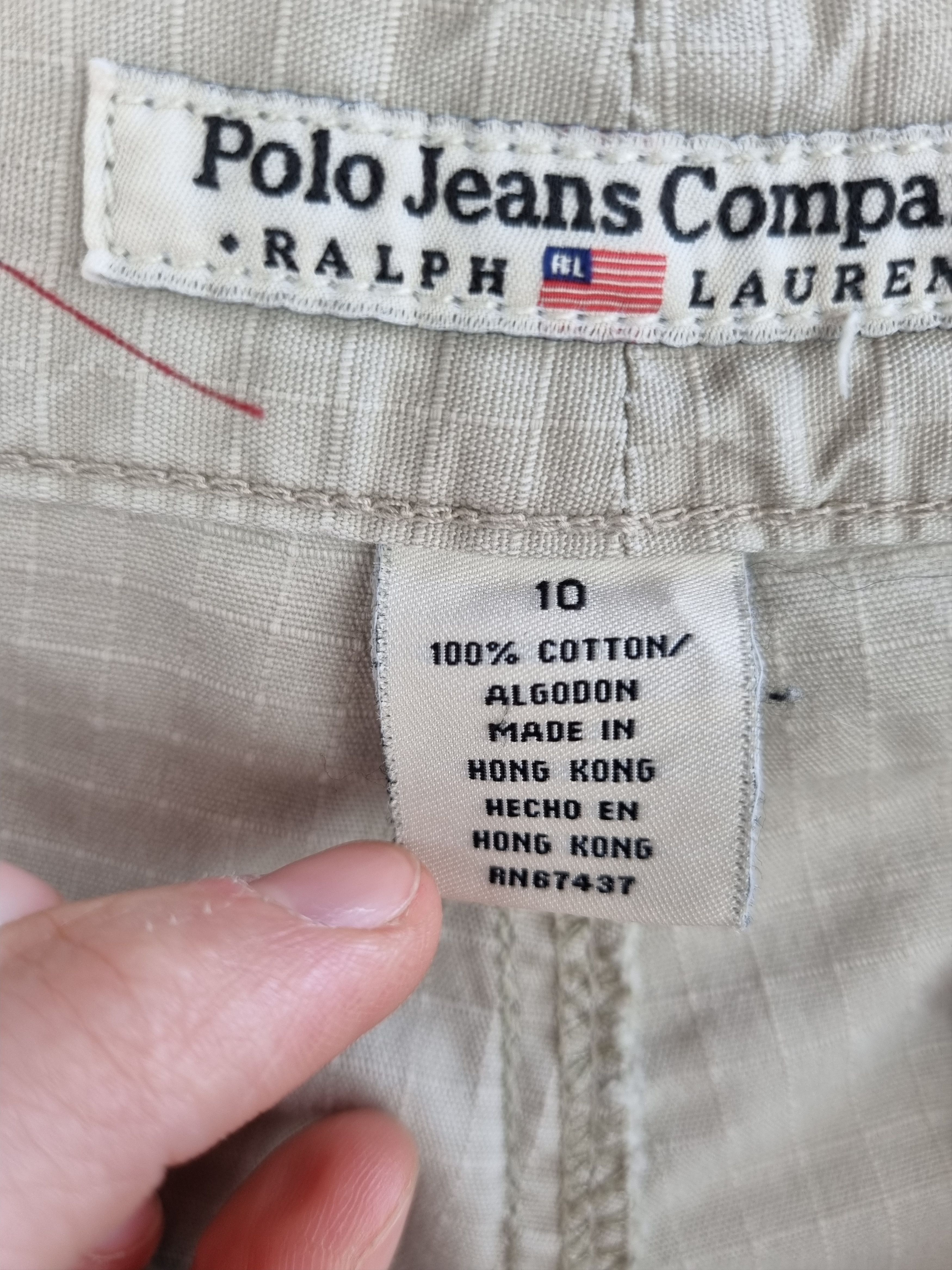 Polo Ralph Lauren × Ralph Lauren × Vintage Cargo Ralph Lauren Shorts with zipped pockets Size 32" / US 10 / IT 46 - 9 Thumbnail