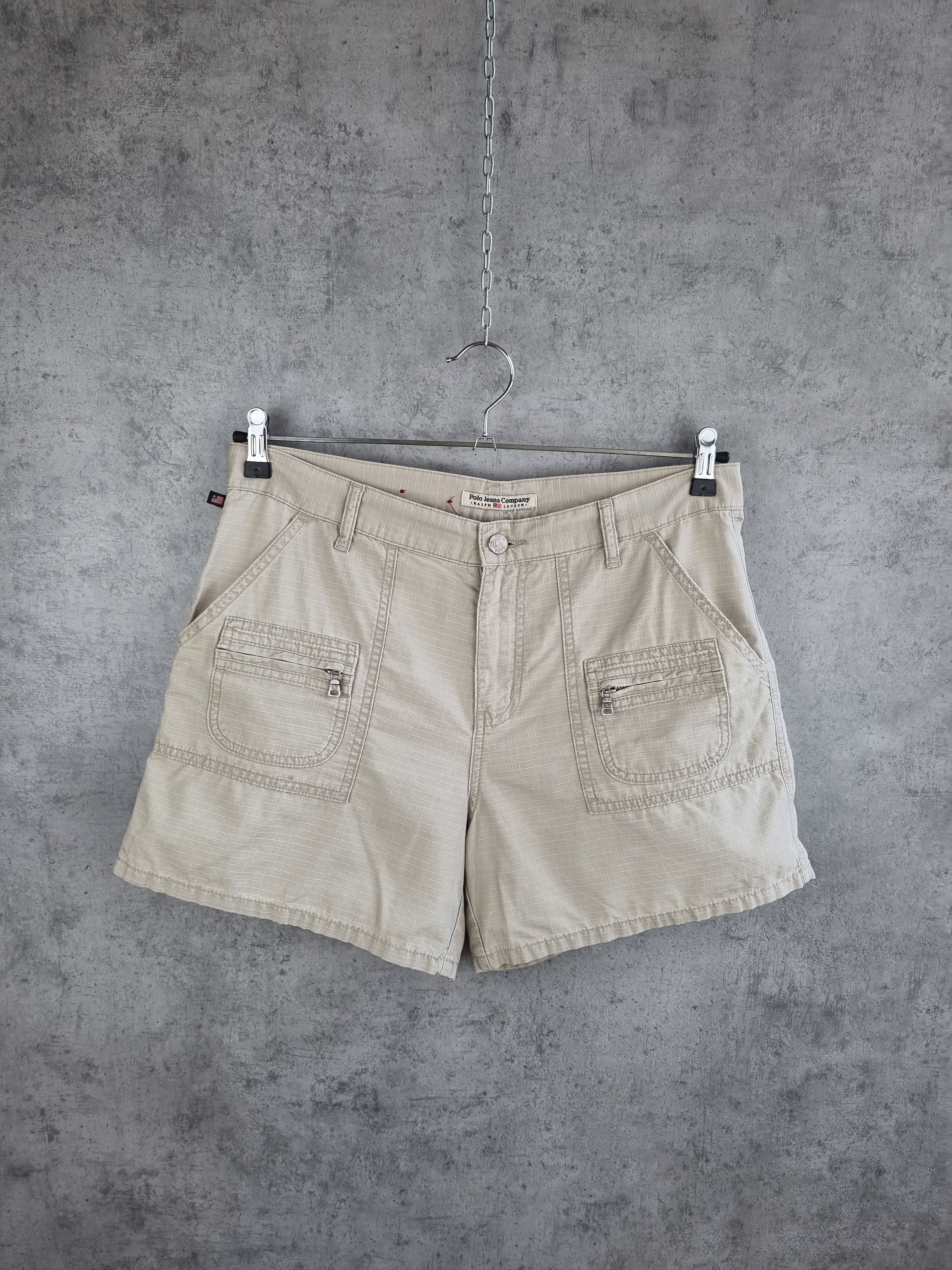 Polo Ralph Lauren × Ralph Lauren × Vintage Cargo Ralph Lauren Shorts with zipped pockets Size 32" / US 10 / IT 46 - 2 Thumbnail