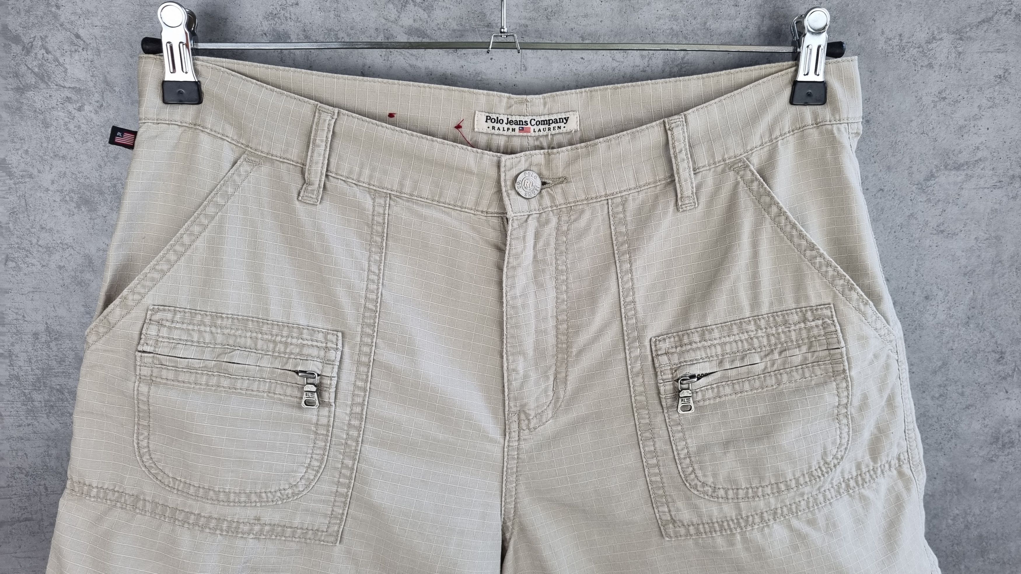 Polo Ralph Lauren × Ralph Lauren × Vintage Cargo Ralph Lauren Shorts with zipped pockets Size 32" / US 10 / IT 46 - 4 Thumbnail