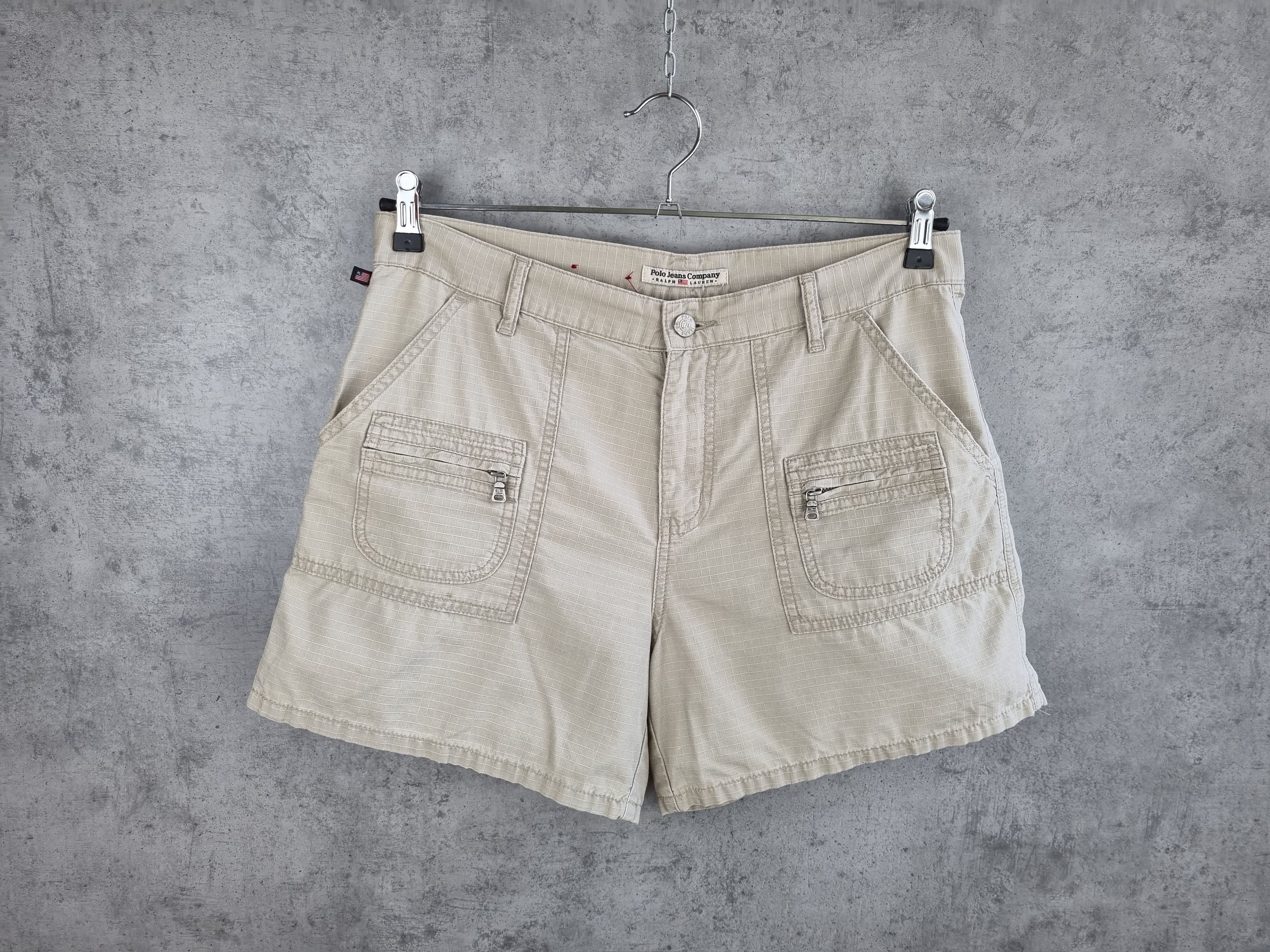Polo Ralph Lauren × Ralph Lauren × Vintage Cargo Ralph Lauren Shorts with zipped pockets Size 32" / US 10 / IT 46 - 1 Thumbnail
