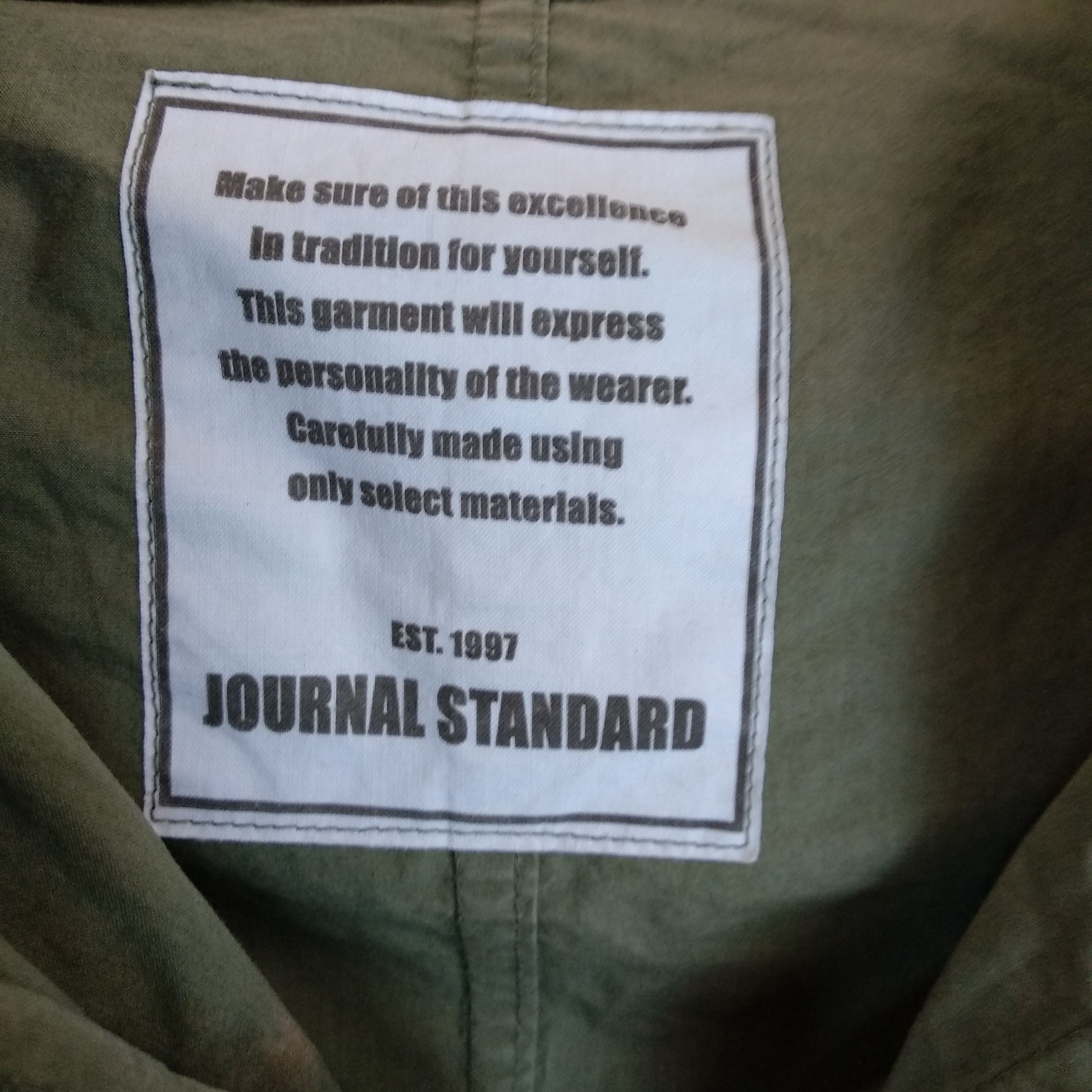 Japanese Brand × Journal Standard JOURNAL STANDARD Military Army Parka Jacket Size M / US 6-8 / IT 42-44 - 15 Thumbnail