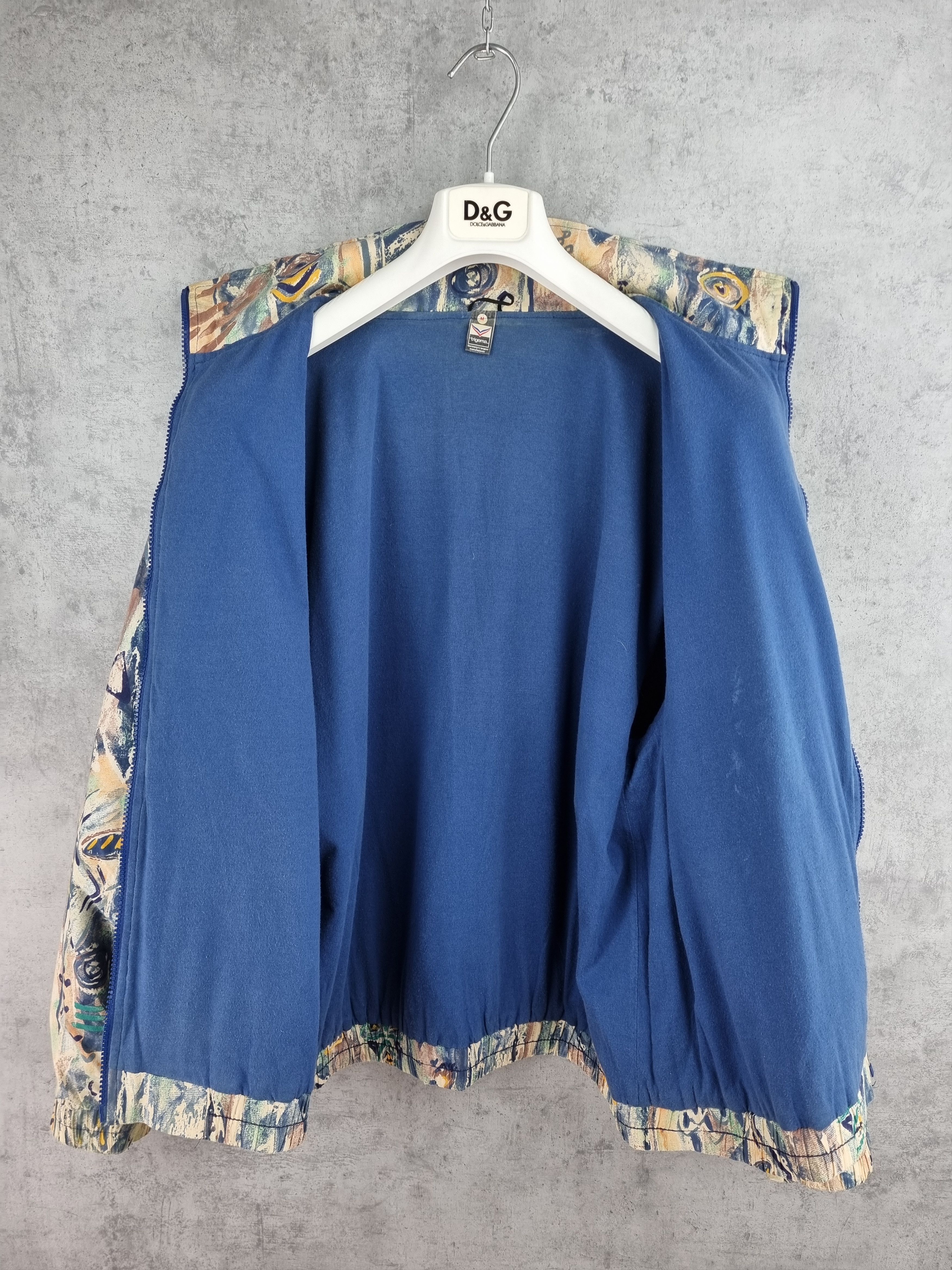 Native 90s Rare TRIGEMA Germany Vintage Jacket Art Abstract Size US M / EU 48-50 / 2 - 7 Thumbnail