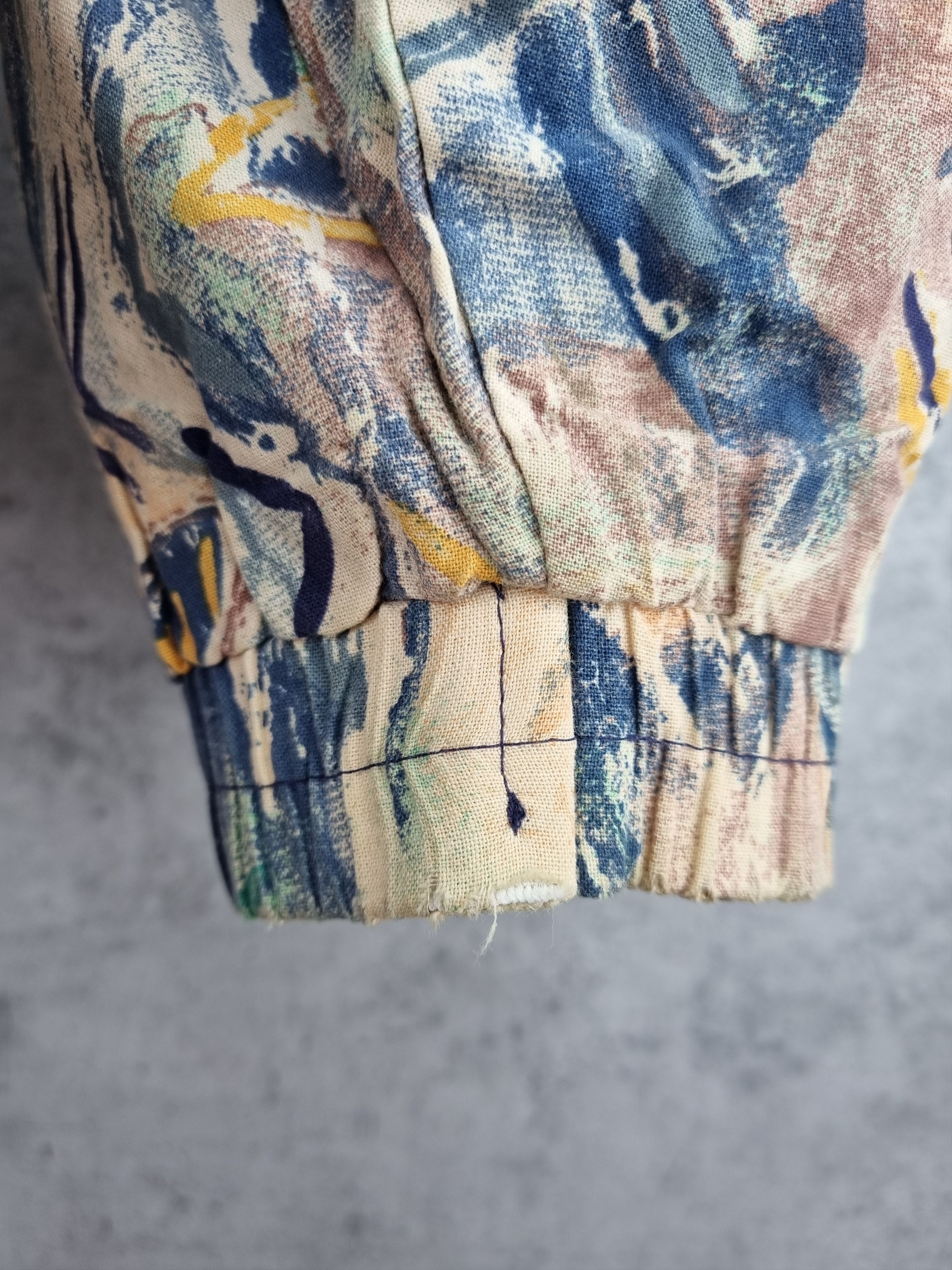 Native 90s Rare TRIGEMA Germany Vintage Jacket Art Abstract Size US M / EU 48-50 / 2 - 13 Thumbnail
