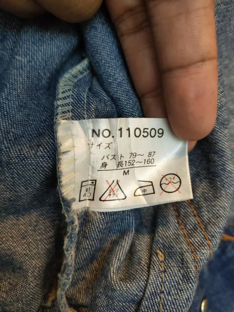 Vintage Vintage Denim Hoodie Jacket Size M / US 6-8 / IT 42-44 - 7 Thumbnail