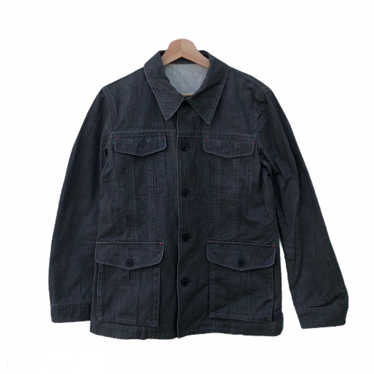 VINTAGE CHORE JACKET MORGAN HOMME INSPIRED BY RICK OWENS