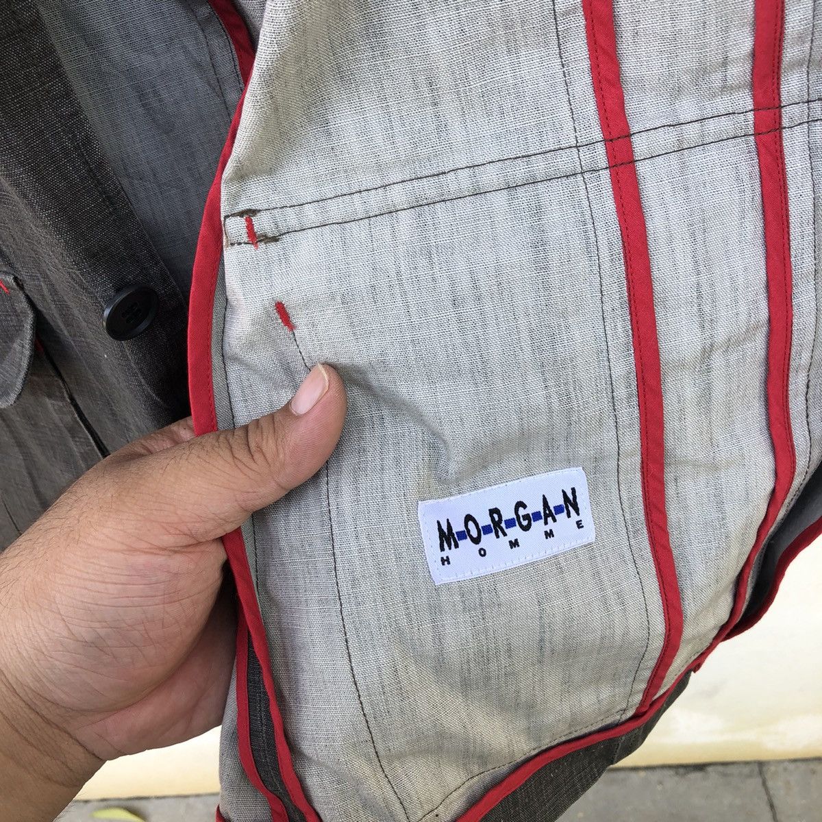 Japanese Brand VINTAGE CHORE JACKET MORGAN HOMME INSPIRED BY RICK OWENS Size US M / EU 48-50 / 2 - 8 Thumbnail