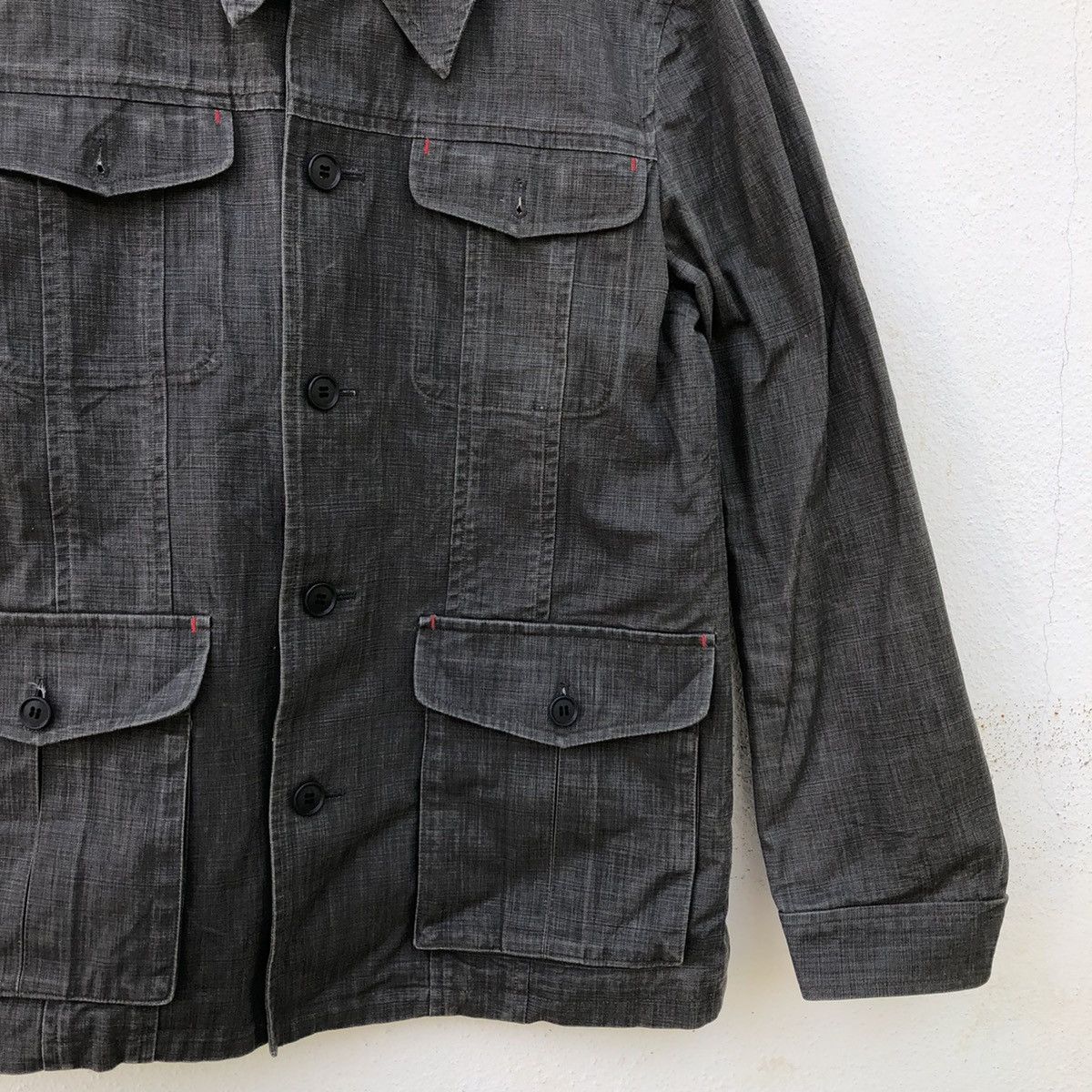 Japanese Brand VINTAGE CHORE JACKET MORGAN HOMME INSPIRED BY RICK OWENS Size US M / EU 48-50 / 2 - 5 Thumbnail