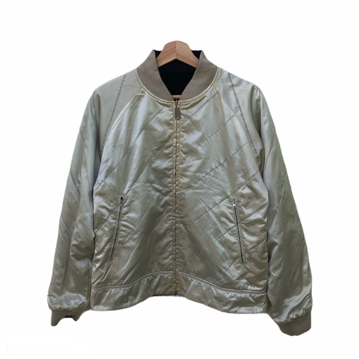 Japanese Brand 58 GOYA BY JUNMAN VELVET REVERSIBLE SUKAJAN JACKET Size US M / EU 48-50 / 2 - 2 Thumbnail
