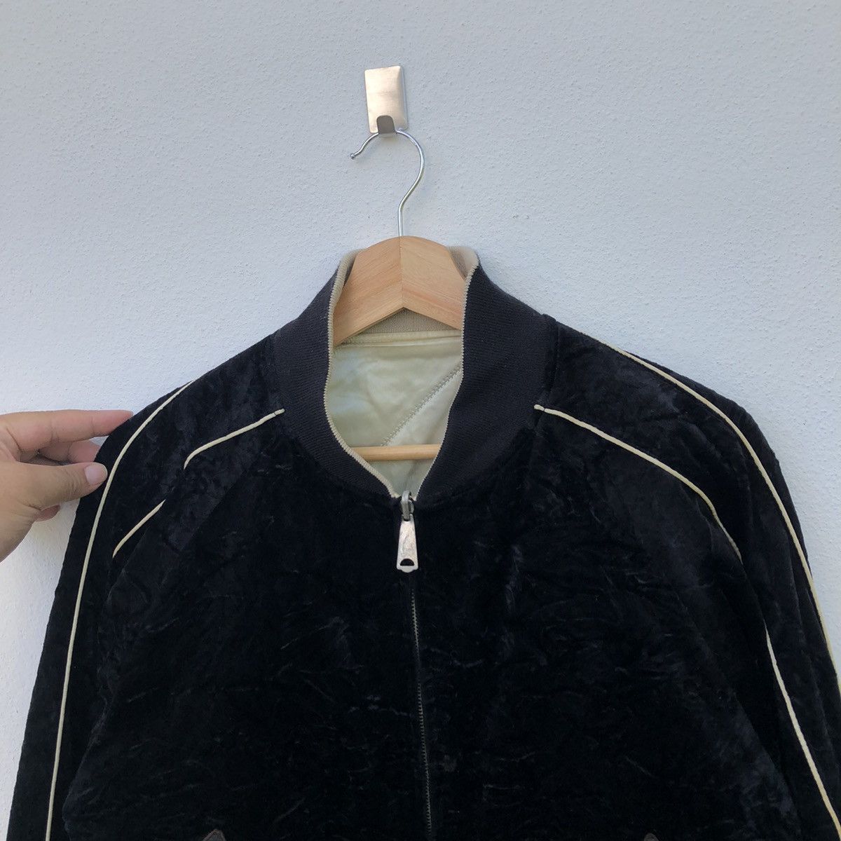 Japanese Brand 58 GOYA BY JUNMAN VELVET REVERSIBLE SUKAJAN JACKET Size US M / EU 48-50 / 2 - 4 Thumbnail