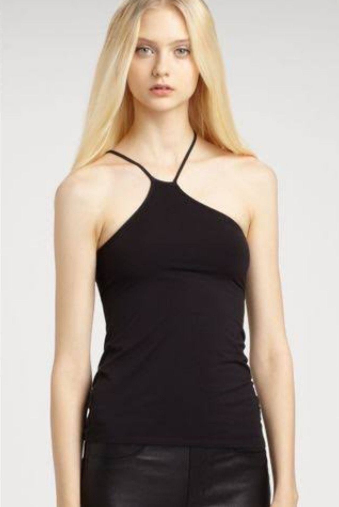 helmut lang asymmetry tank top unisex