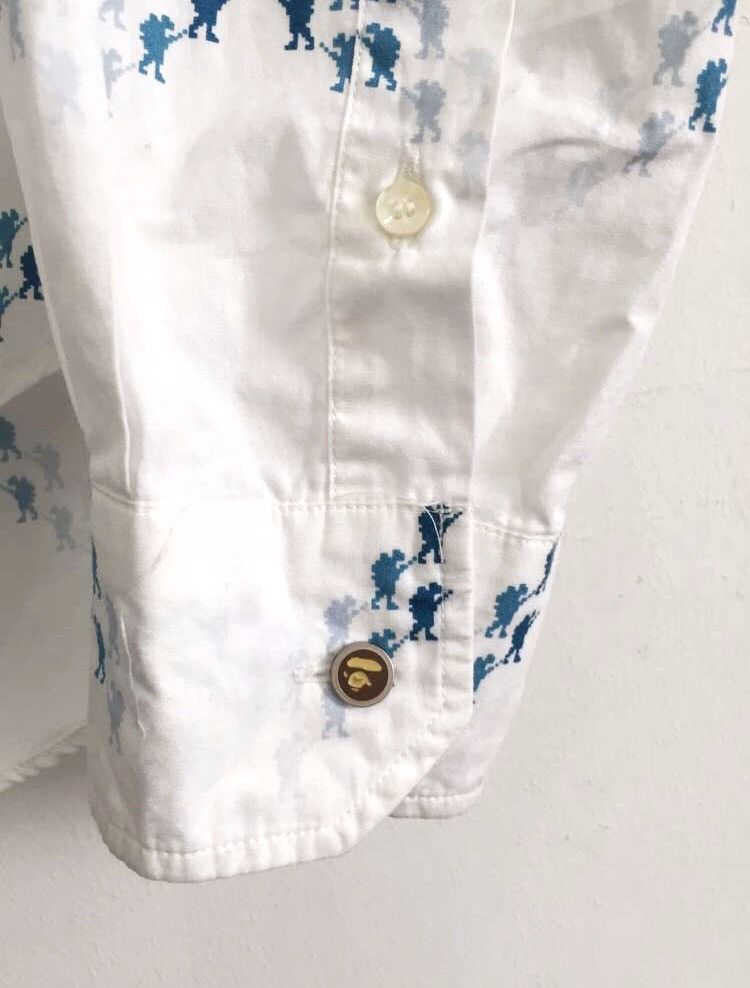 Bape Foot Soldier Button Up Shirt Size US XS / EU 42 / 0 - 4 Thumbnail