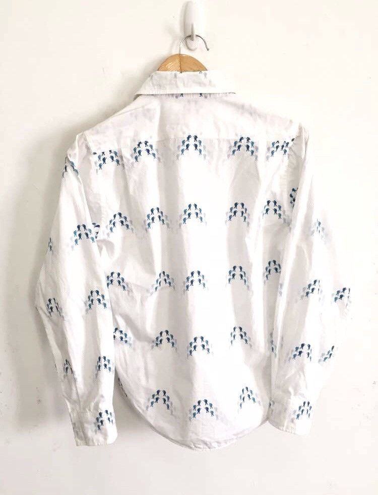 Bape Foot Soldier Button Up Shirt Size US XS / EU 42 / 0 - 2 Thumbnail