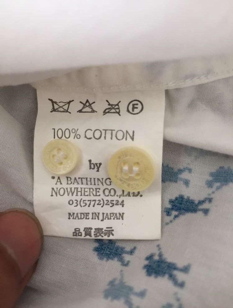 Bape Foot Soldier Button Up Shirt Size US XS / EU 42 / 0 - 7 Thumbnail