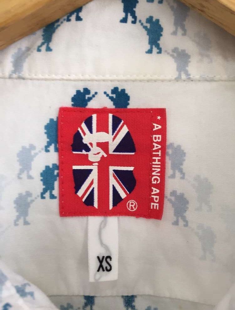 Bape Foot Soldier Button Up Shirt Size US XS / EU 42 / 0 - 6 Thumbnail