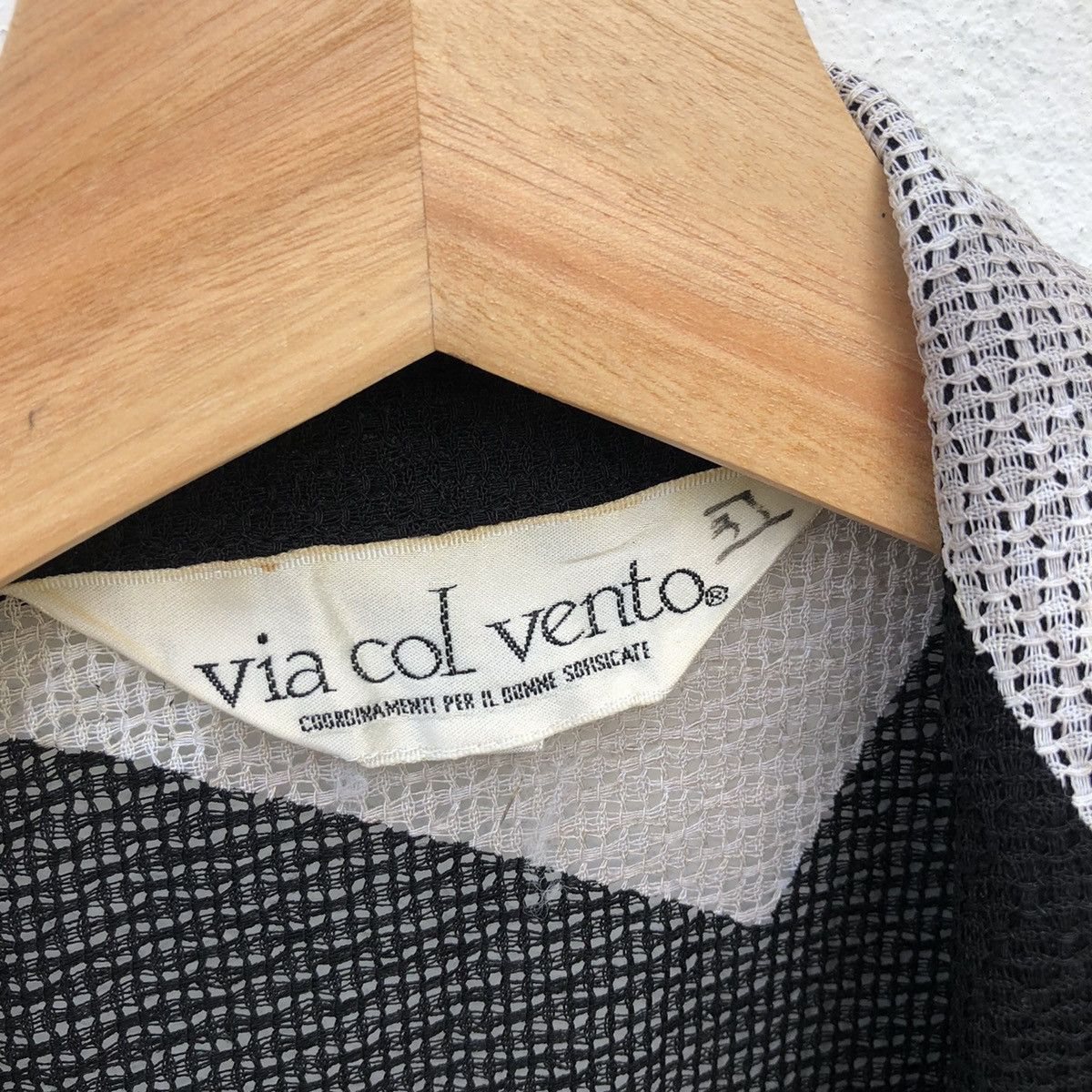 Japanese Brand NET JACKET BY VIA COL VENTO JAPANESE BRAND RARE Size US M / EU 48-50 / 2 - 8 Thumbnail