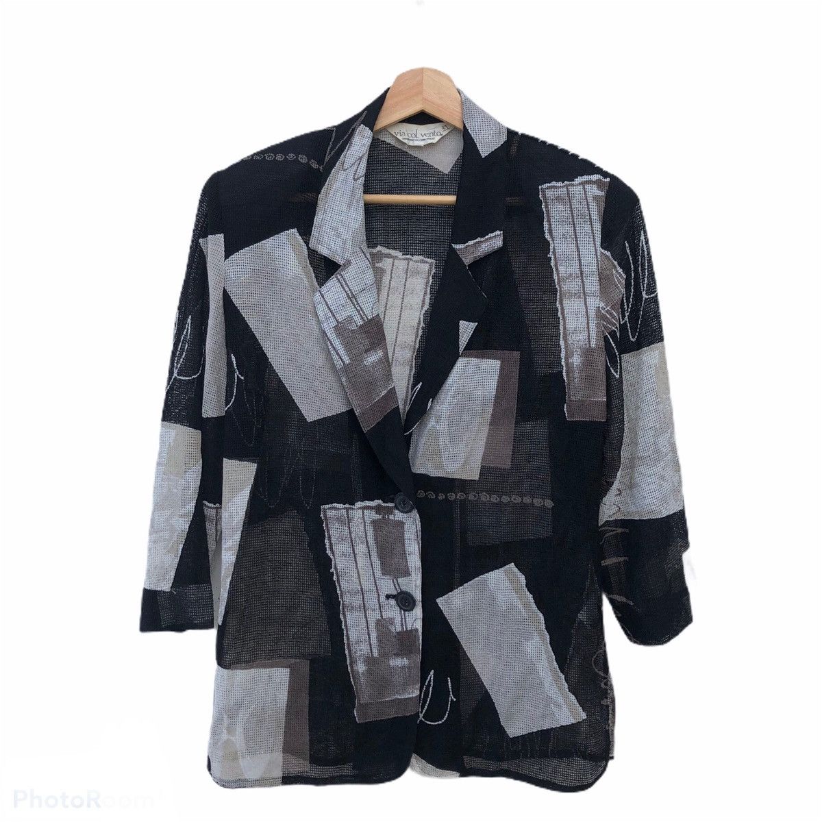 Japanese Brand NET JACKET BY VIA COL VENTO JAPANESE BRAND RARE Size US M / EU 48-50 / 2 - 1 Thumbnail