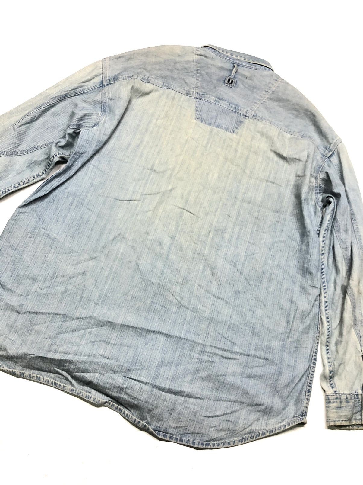 Vintage GET USED CLASSIC JEANS NEW YORK WORKER DENIM SHIRT BY ELIE Size US XL / EU 56 / 4 - 11 Thumbnail