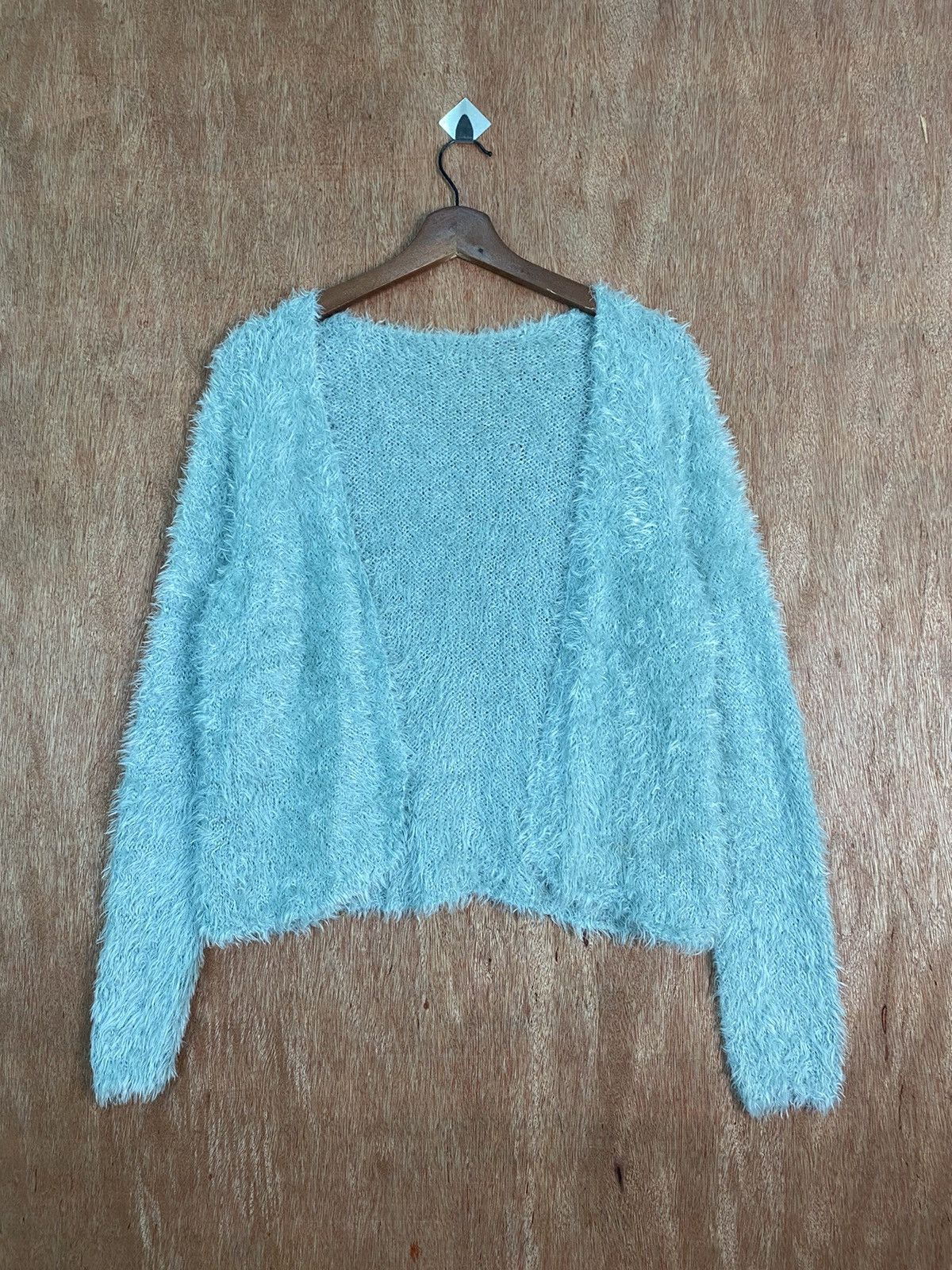 DL See Ya Shag Shaggy Fur Mohair knitwear Cardigan #B643