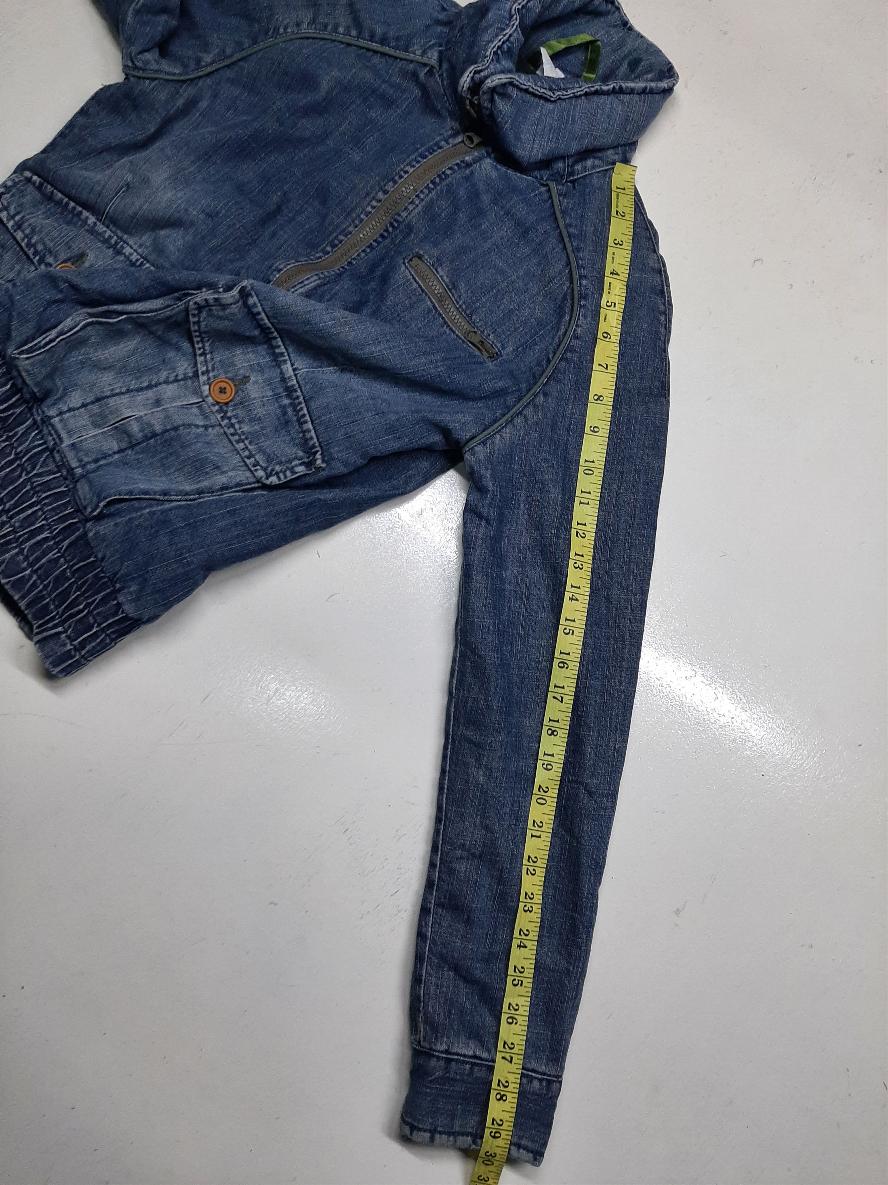 55DSL × Vintage 55DSL DISTRESSED DENIM JACKET Size US S / EU 44-46 / 1 - 11 Thumbnail