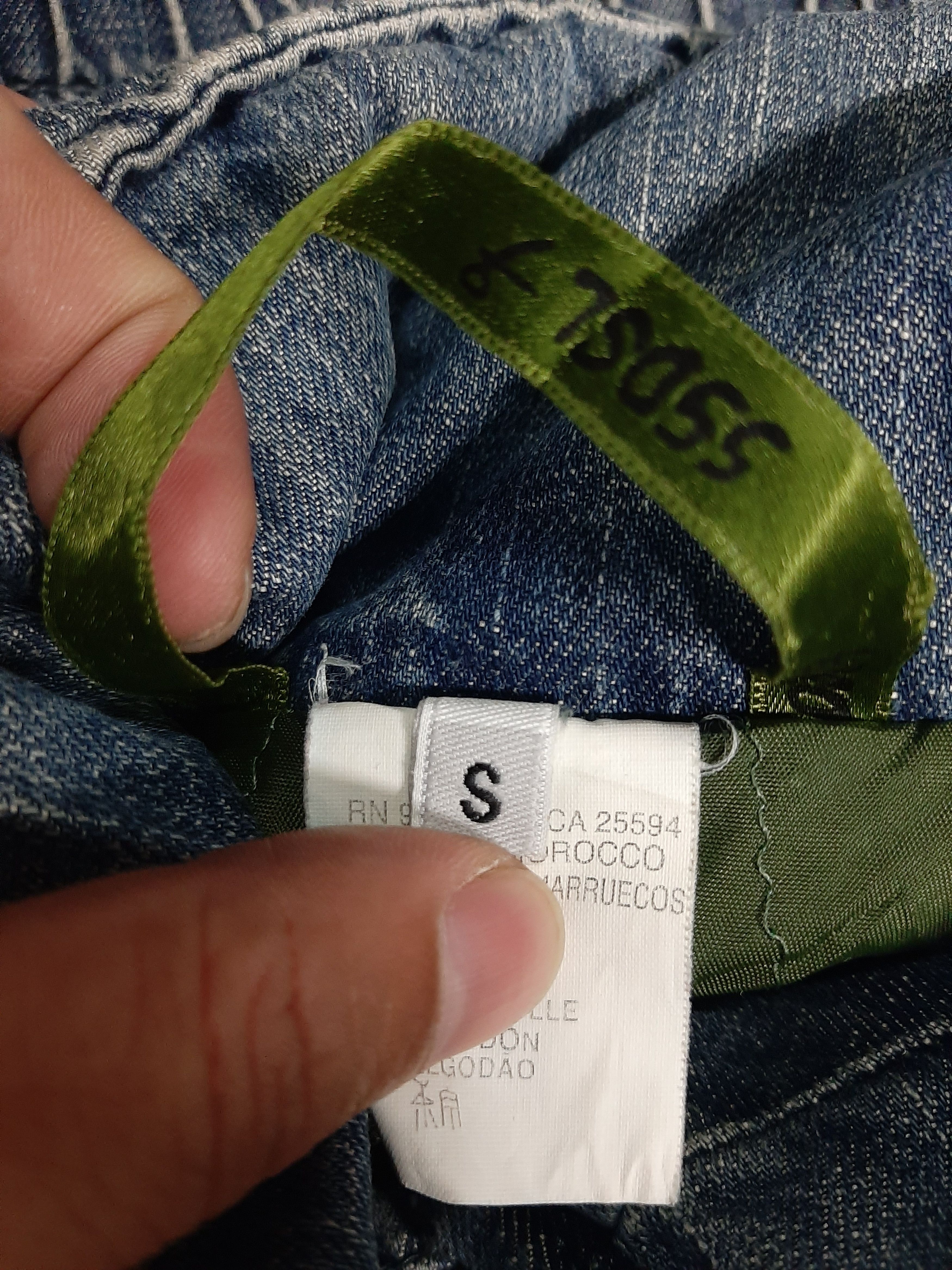 55DSL × Vintage 55DSL DISTRESSED DENIM JACKET Size US S / EU 44-46 / 1 - 5 Thumbnail