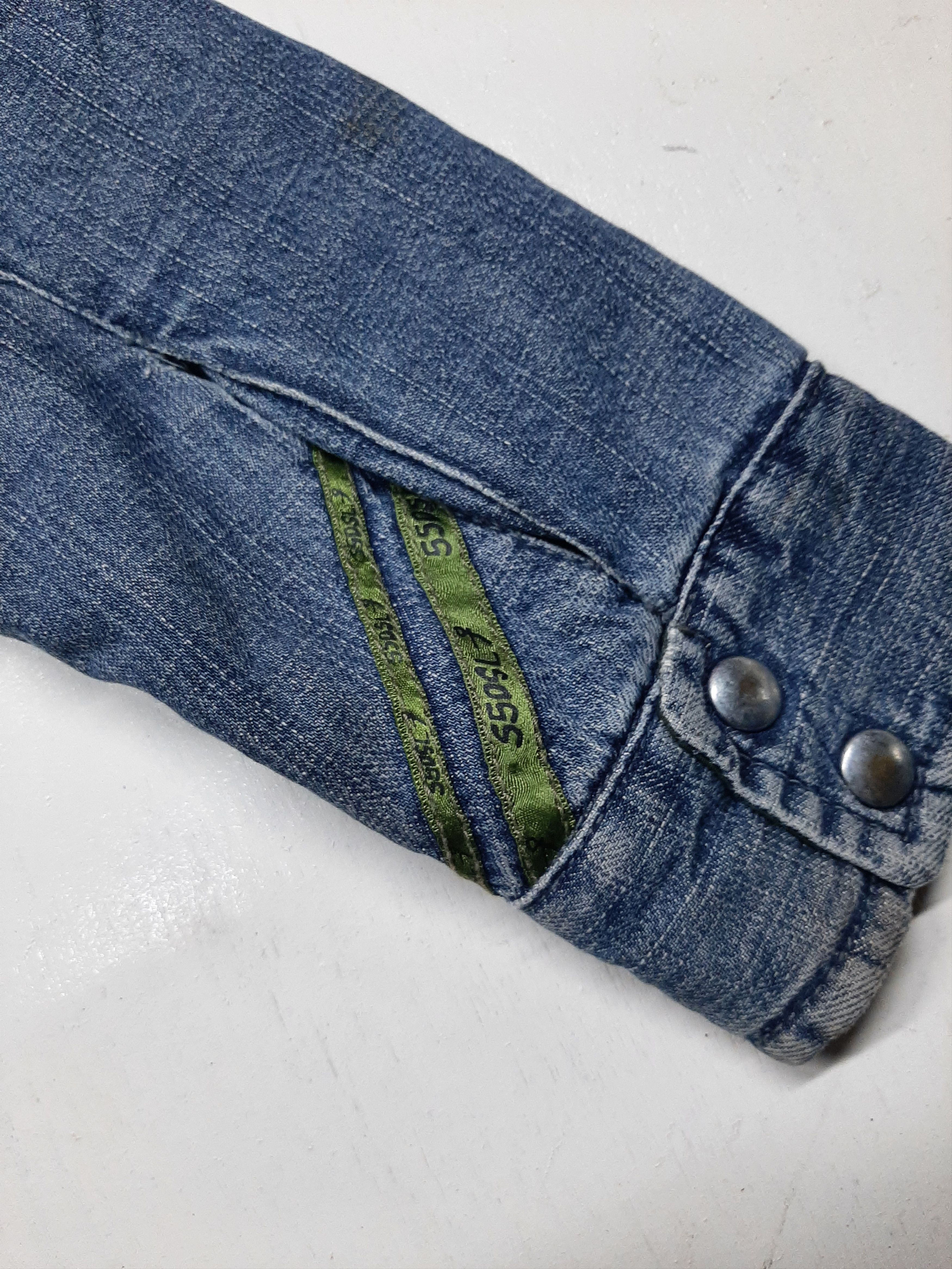 55DSL × Vintage 55DSL DISTRESSED DENIM JACKET Size US S / EU 44-46 / 1 - 10 Thumbnail