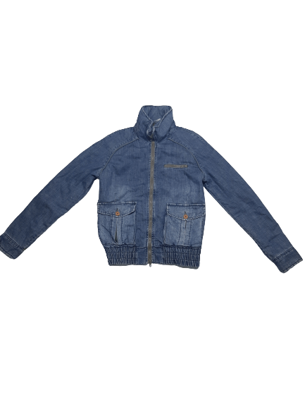 55DSL × Vintage 55DSL DISTRESSED DENIM JACKET Size US S / EU 44-46 / 1 - 1 Thumbnail