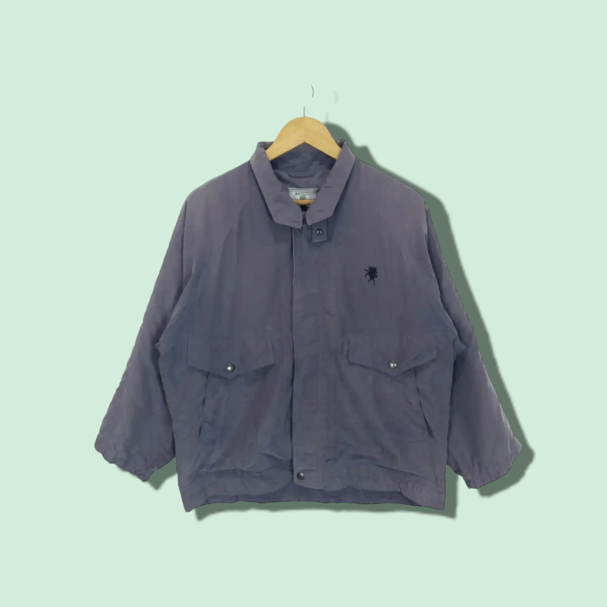 Japanese Brand × Vintage Vintage 90's WAGGISH Minimalist Windbreaker Golf Jacket Size US M / EU 48-50 / 2 - 1 Thumbnail