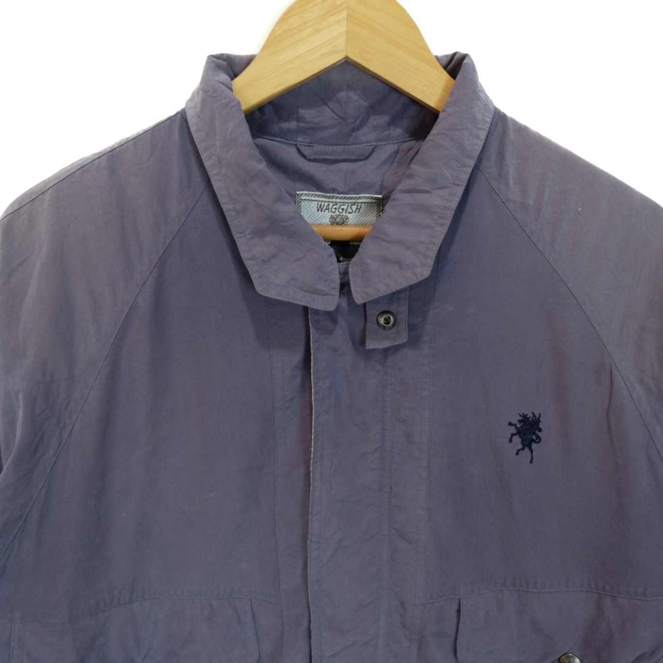 Japanese Brand × Vintage Vintage 90's WAGGISH Minimalist Windbreaker Golf Jacket Size US M / EU 48-50 / 2 - 3 Thumbnail