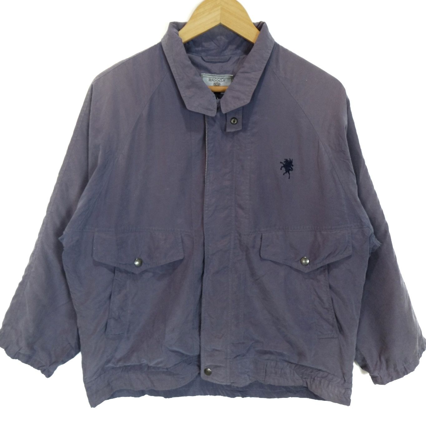 Japanese Brand × Vintage Vintage 90's WAGGISH Minimalist Windbreaker Golf Jacket Size US M / EU 48-50 / 2 - 2 Thumbnail