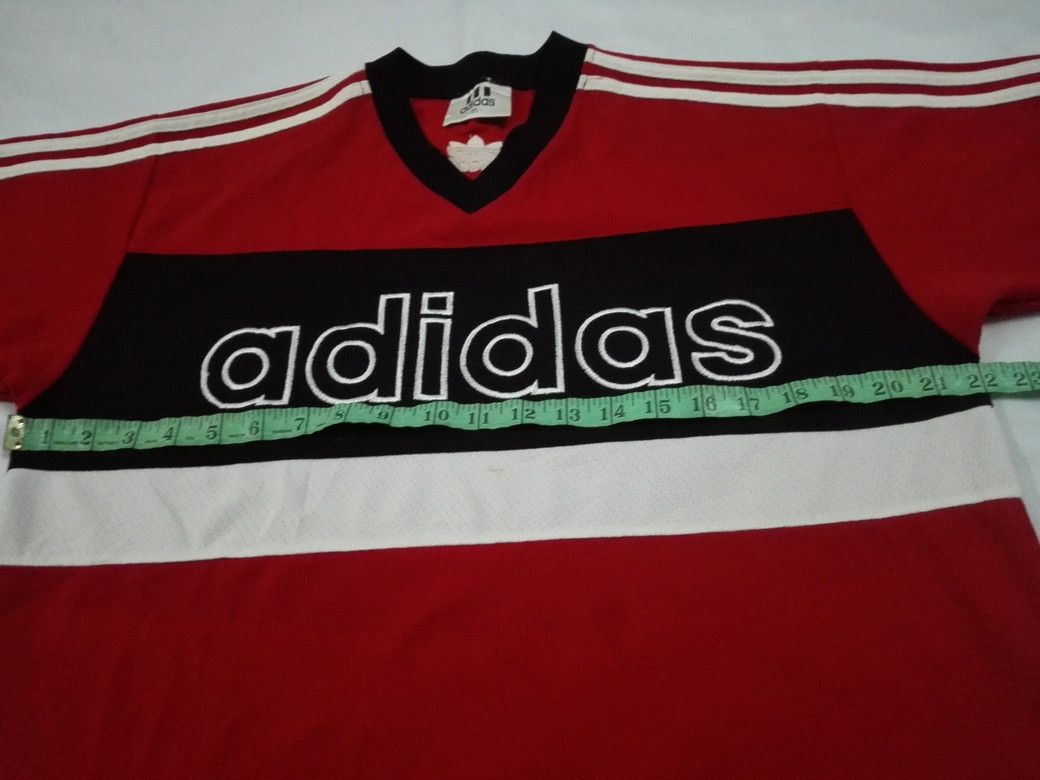 Adidas × Vintage ADIDAS TREFOIL TRICOT JERSEY HIP HOP Size US L / EU 52-54 / 3 - 3 Thumbnail