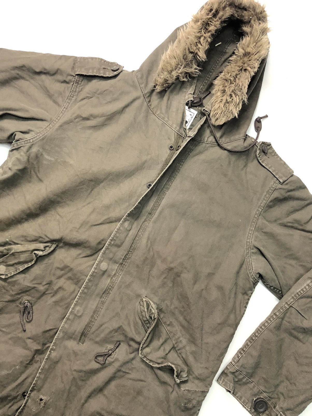 Japanese Brand MANGROVE ZIPPER PARKA HOODIE Size US L / EU 52-54 / 3 - 2 Thumbnail