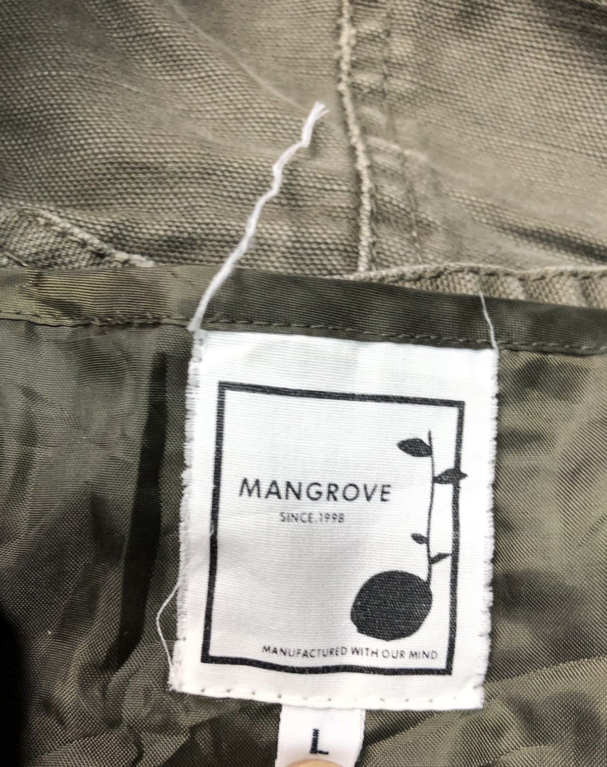 Japanese Brand MANGROVE ZIPPER PARKA HOODIE Size US L / EU 52-54 / 3 - 4 Thumbnail