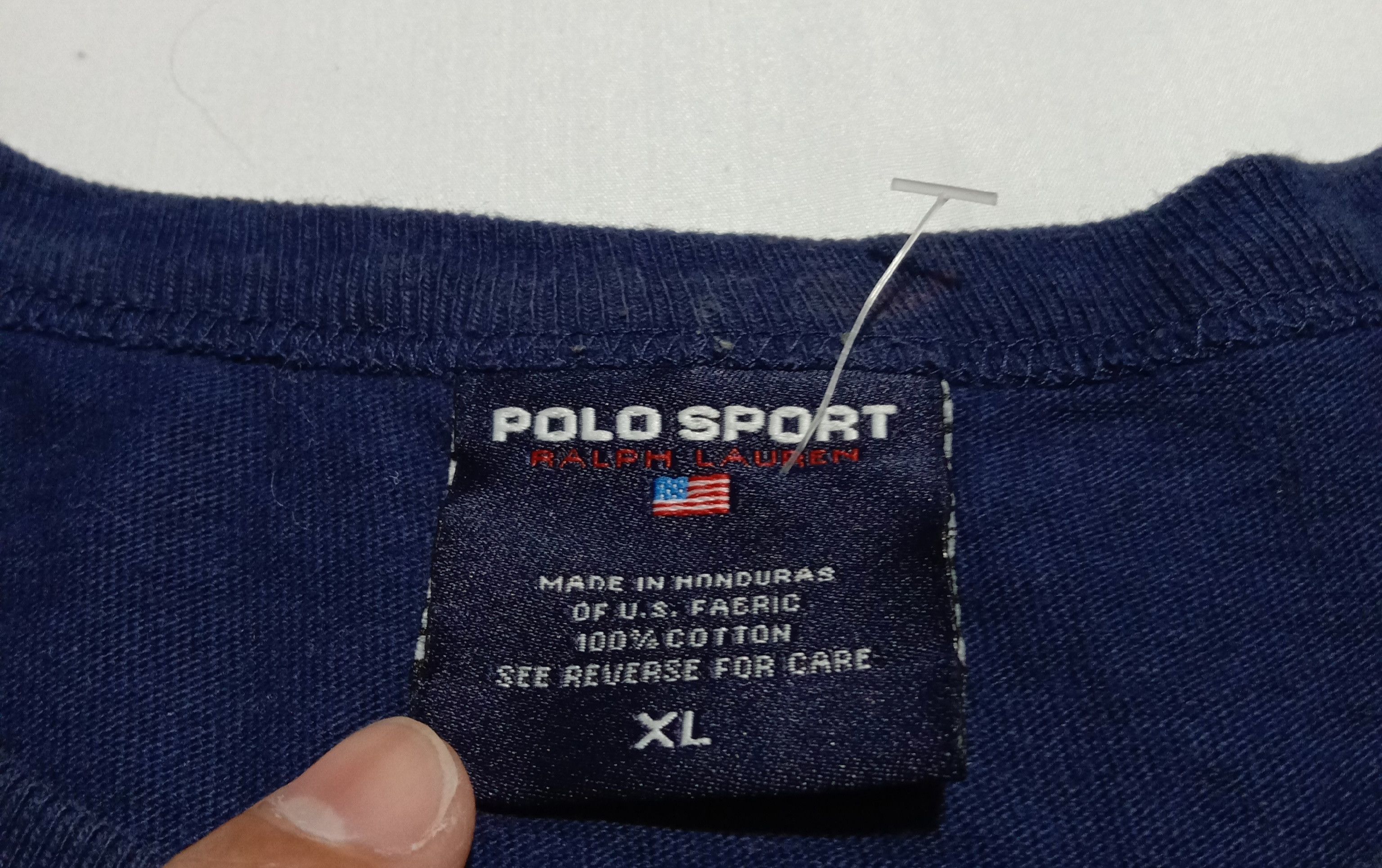 Polo Ralph Lauren × Ralph Lauren Sport × Vintage Vintage Ralph Lauren Polo Sport Tee PRL Size US XL / EU 56 / 4 - 3 Thumbnail